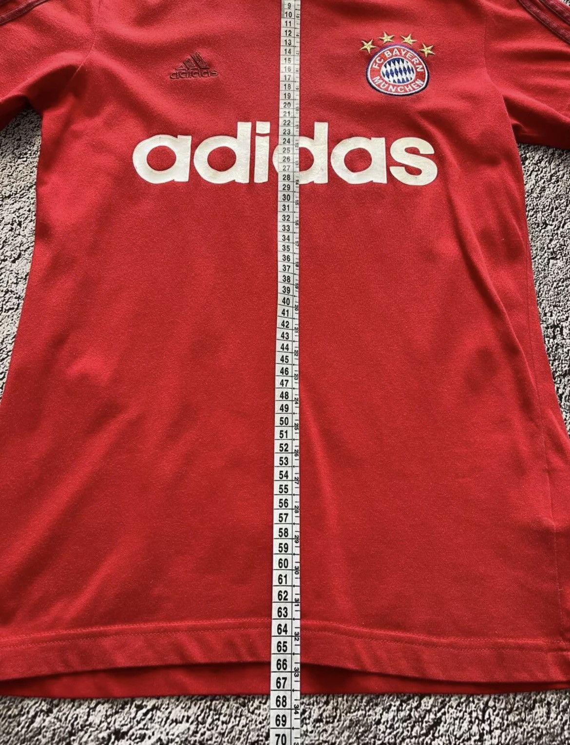 Adidas × Vintage FC Bayern Munich Shirt Adidas 2015 Soccer Red Size S Size US S / EU 44-46 / 1 - 7 Thumbnail