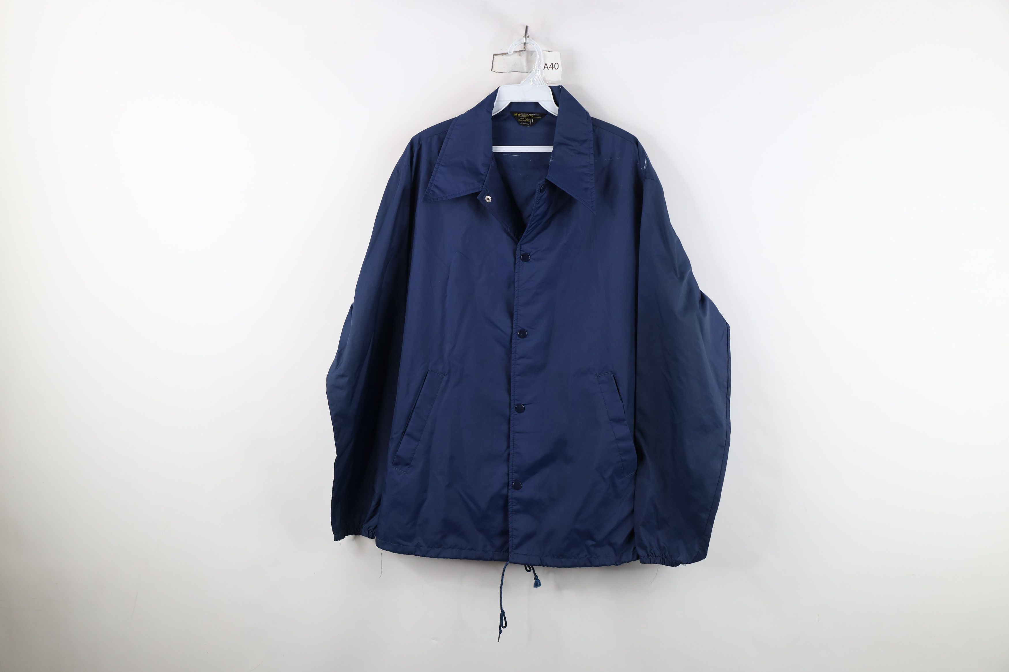 Vintage Vintage 70s Streetwear Coach Coaches Windbreaker Jacket Size US L / EU 52-54 / 3 - 1 Thumbnail