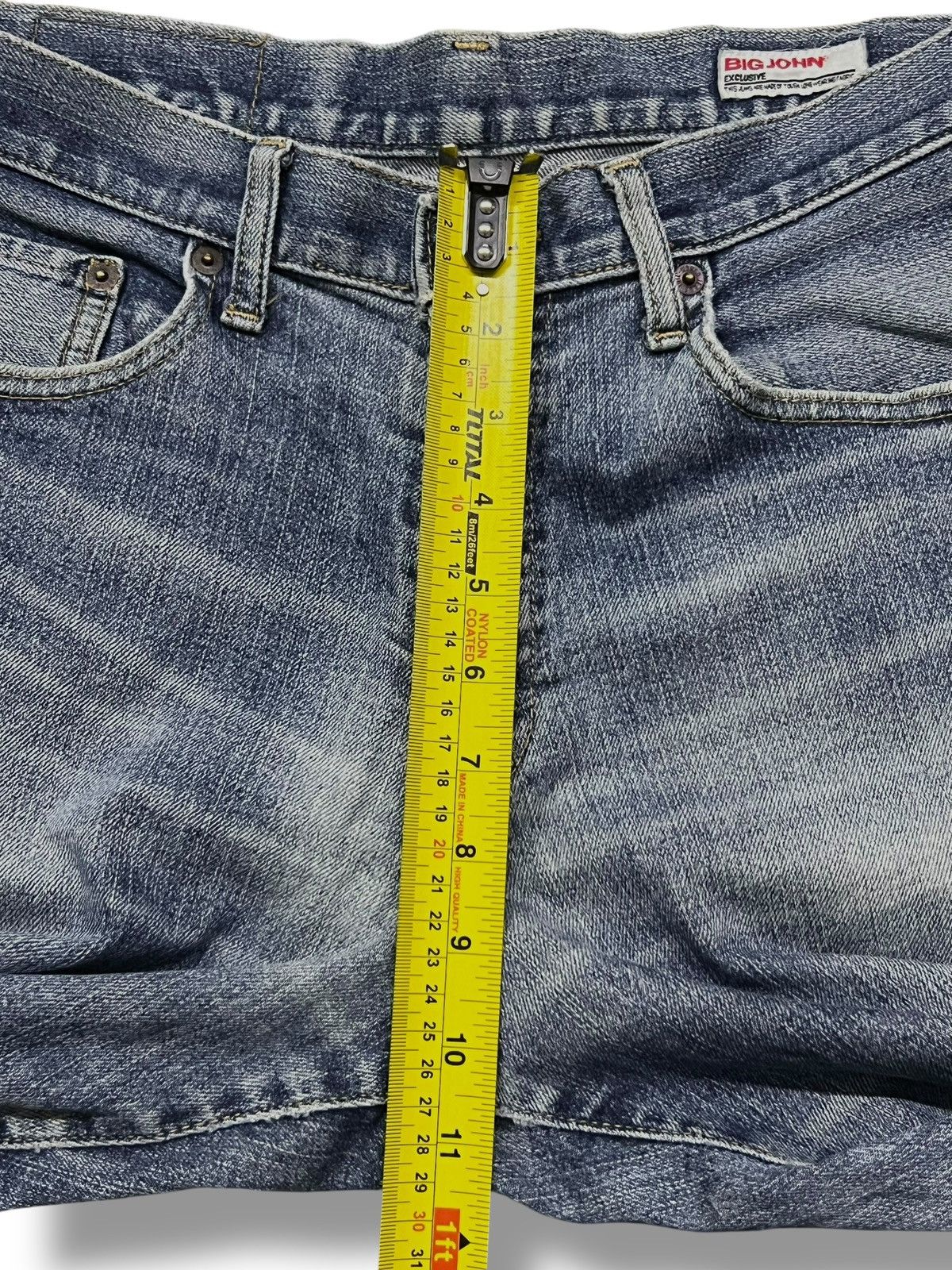 Big John Loose Vintage Big John - Faded Wash, Distressed Denim Size US 32 / EU 48 - 15 Thumbnail