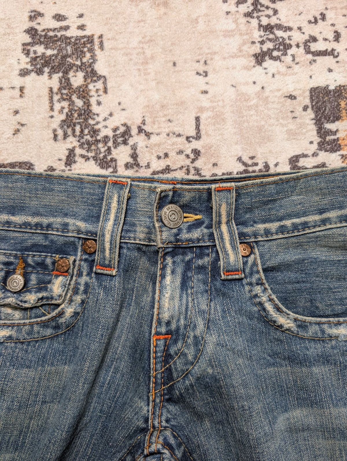 True Religion True Legion Distress Bootcut Denim Size US 31 - 8 Thumbnail