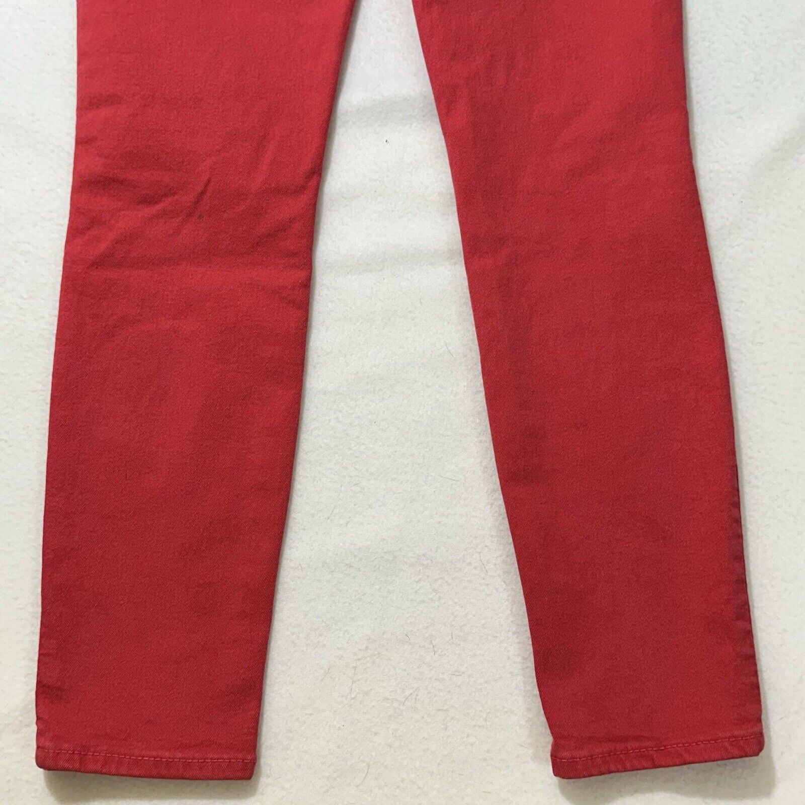 True Religion True Religion 26 Red Mid Rise Skinny Jeans 27" Inseam Size 27" / US 4 / IT 40 - 11 Thumbnail