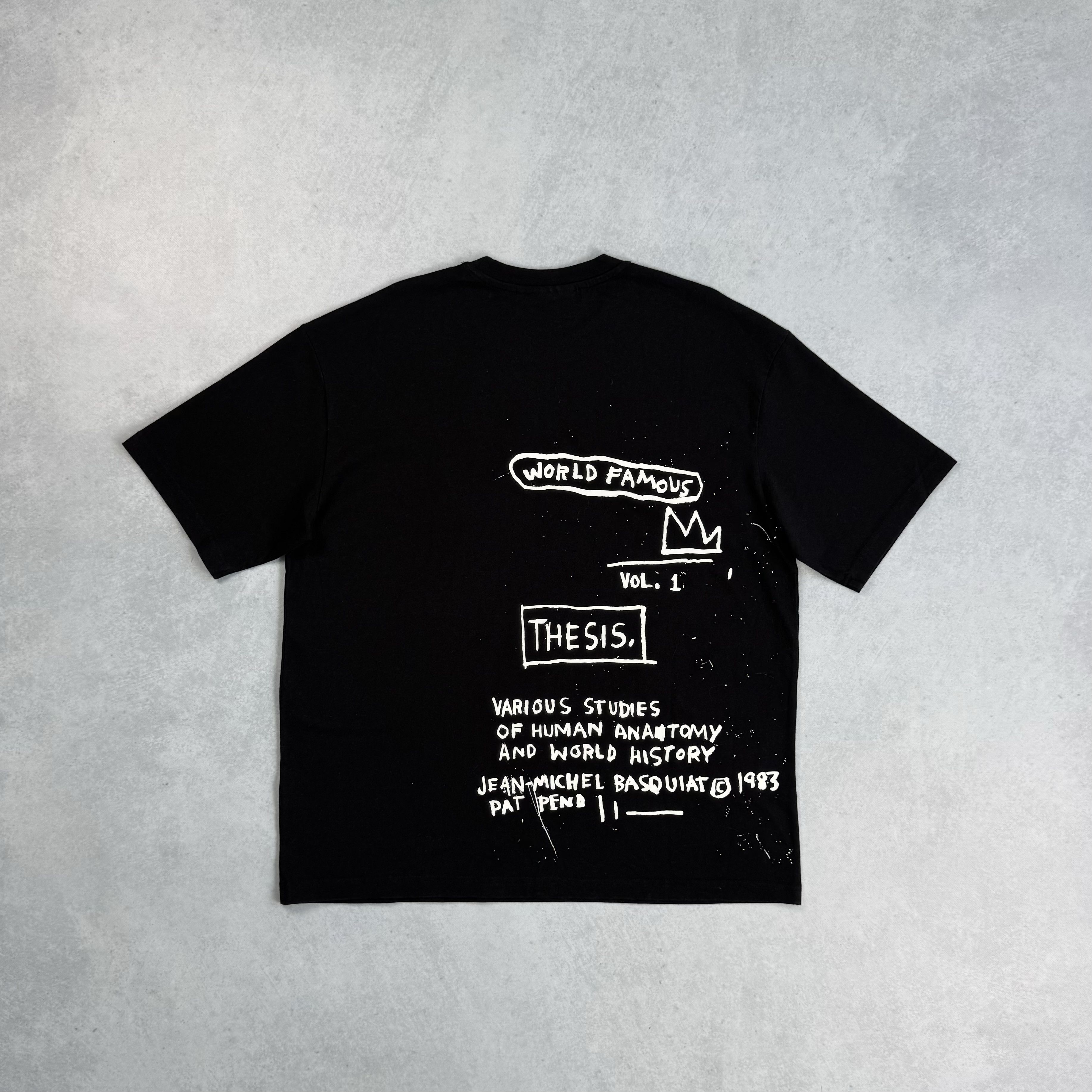 H&M × Jean-Michel Basquiat × Who Decides War WHO DECIDES WAR x BASQUIAT x H&M RELAXED FIT THESIS T-SHIRT Size US L / EU 52-54 / 3 - 2 Thumbnail