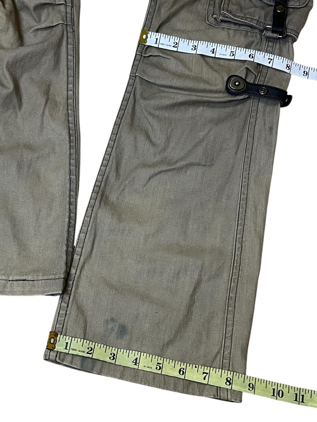 Tornado Mart SICK🔥VINTAGE TORNADO MART JAPAN BONDAGE STRAP FLARE PANT Size US 30 / EU 46 - 15 Thumbnail