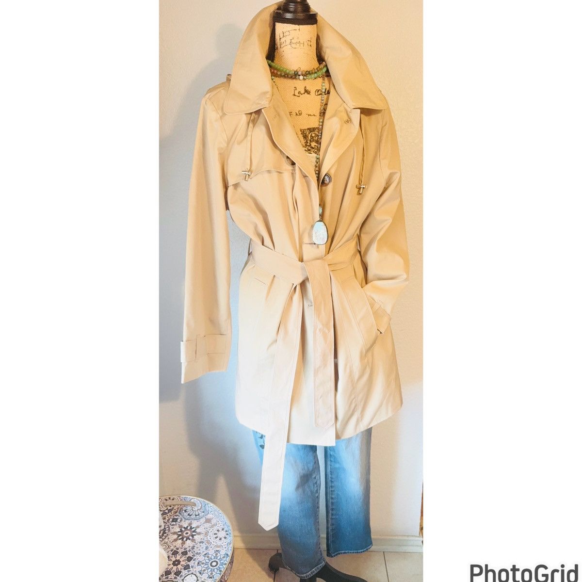 London Fog London Fog Hooded Trench Coat Size XXL / US 16-18 / IT 52-54 - 2 Thumbnail
