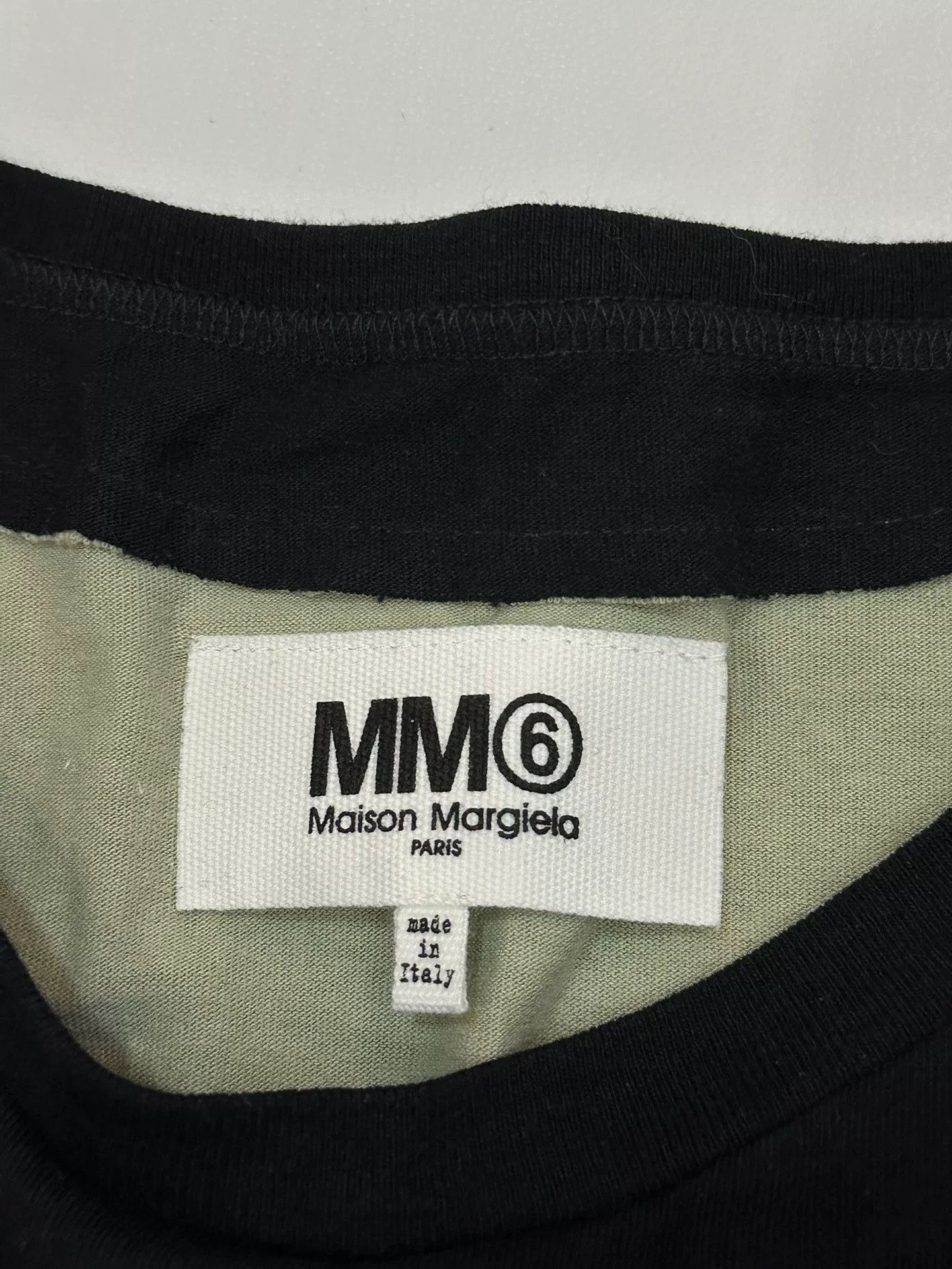 MM6 MM6 Asymmetric Color Short-Sleeve T-Shirt Size US XS / EU 42 / 0 - 2 Thumbnail