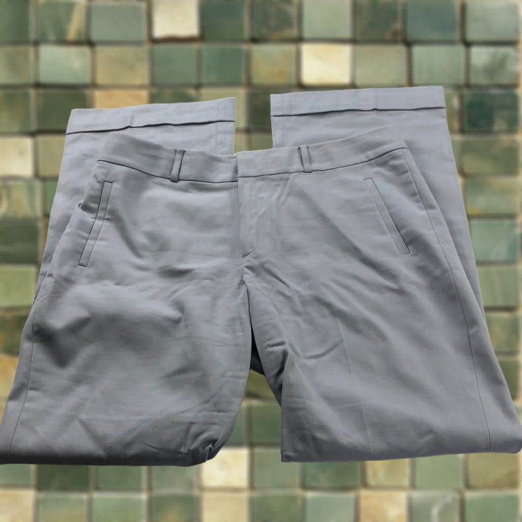 Banana Republic Banana Republic Martin Fit 14 (Fit 36W 32L) Mid Rise Cotton Dress Pants Gray Size 36" / US 14 / IT 50 - 1 Thumbnail
