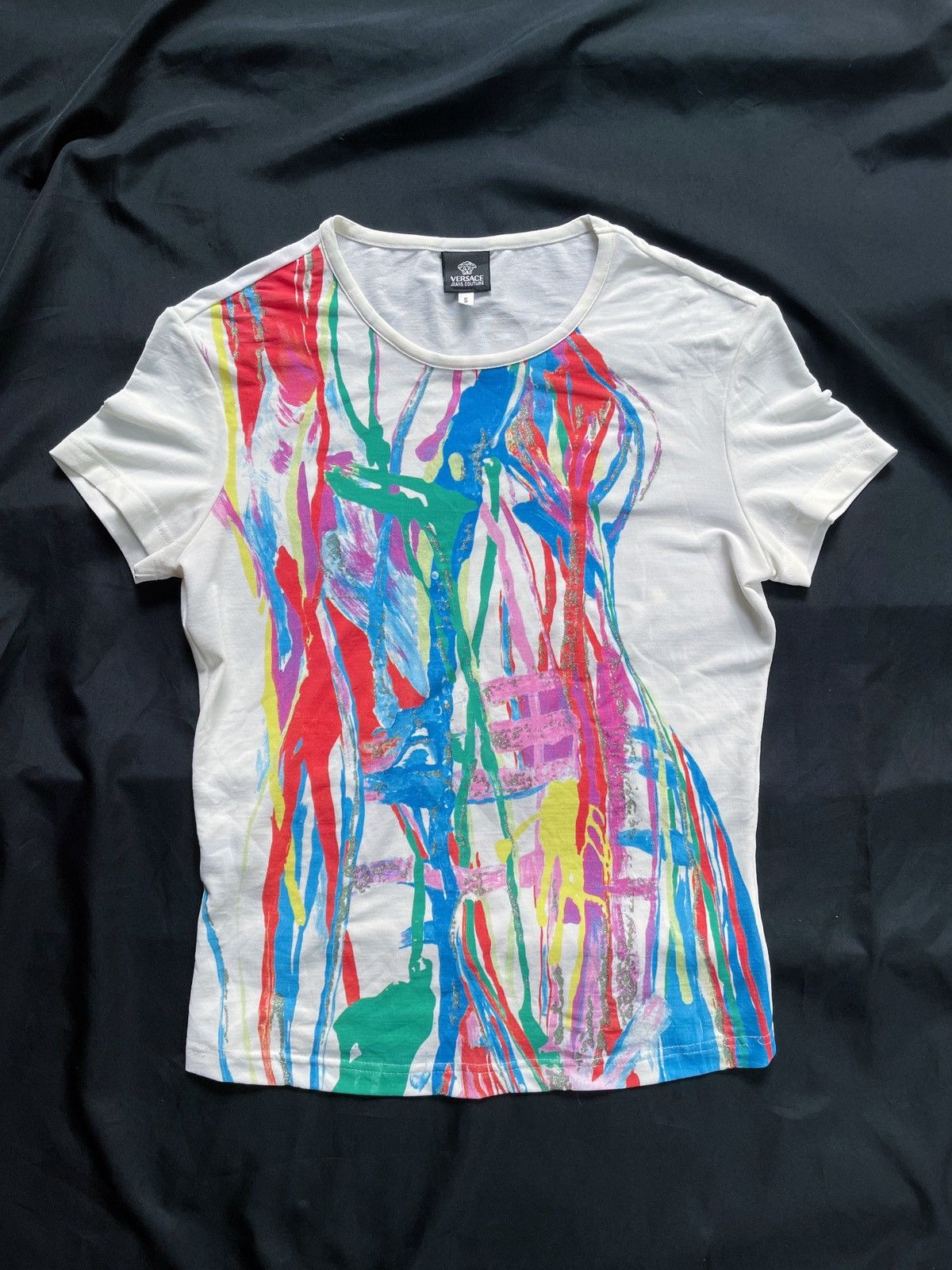 VERSACE ART PRINTED TEE