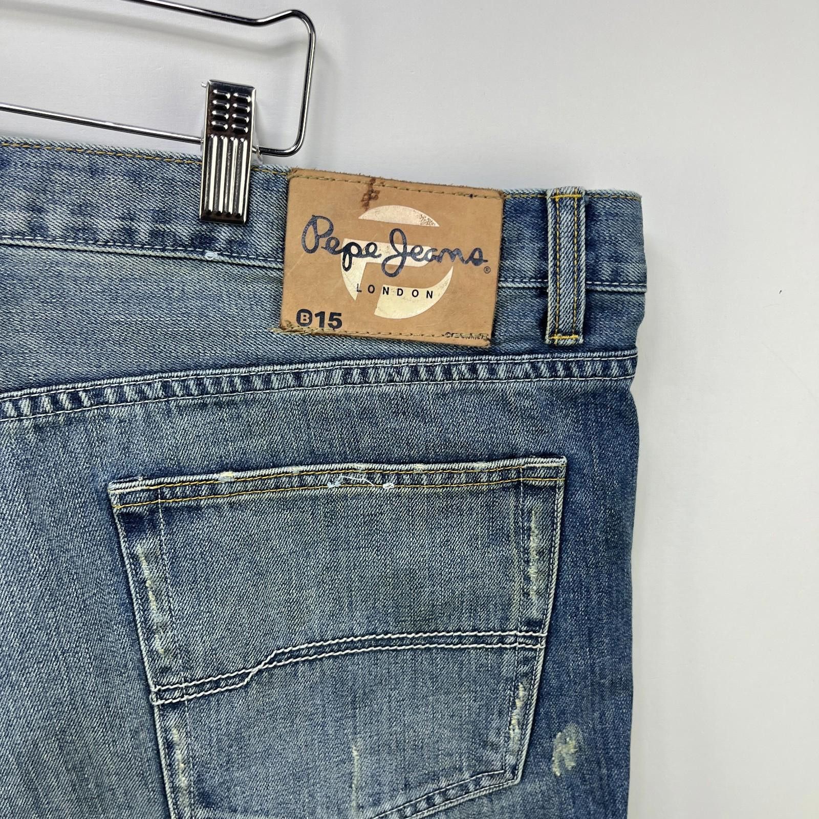 Pepe Jeans Vintage Pepe Jeans Y2K Baggy Jean Shorts Size 42 Hip Hop Size US 42 / EU 58 - 3 Thumbnail