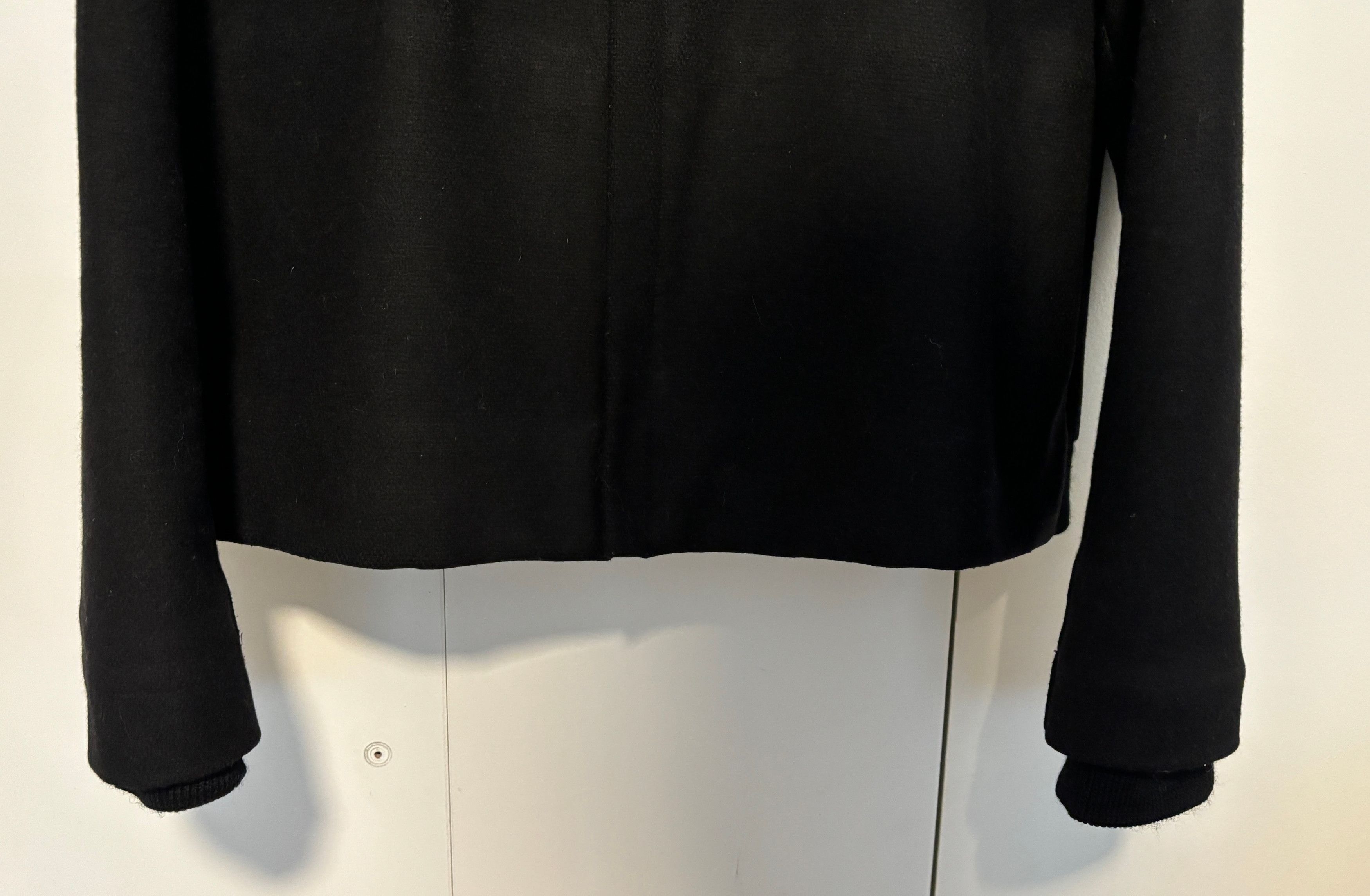Stephan Schneider Stephan Schneider Black Wool Thinner Bomber Jacket Size V Size US M / EU 48-50 / 2 - 4 Thumbnail