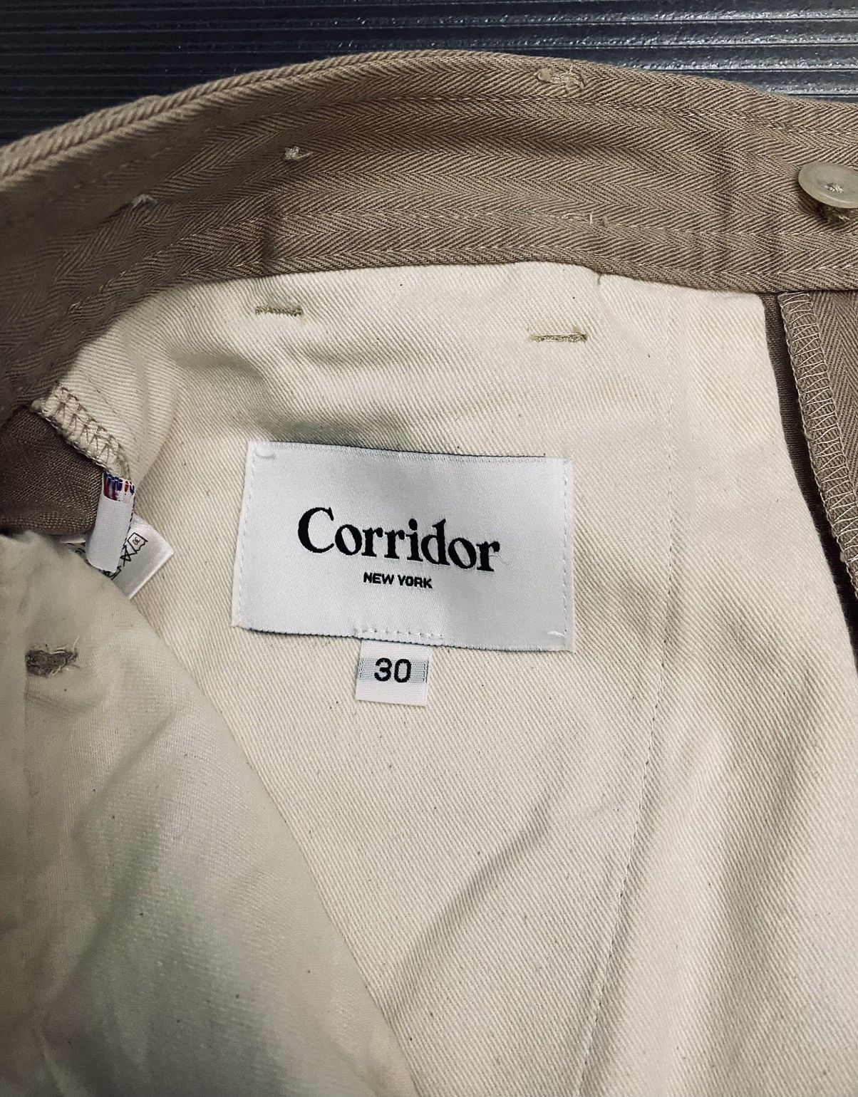 Corridor Corridor NY 🇺🇸 brown herringbone camp shorts made in USA 30 Size US 30 / EU 46 - 2 Thumbnail