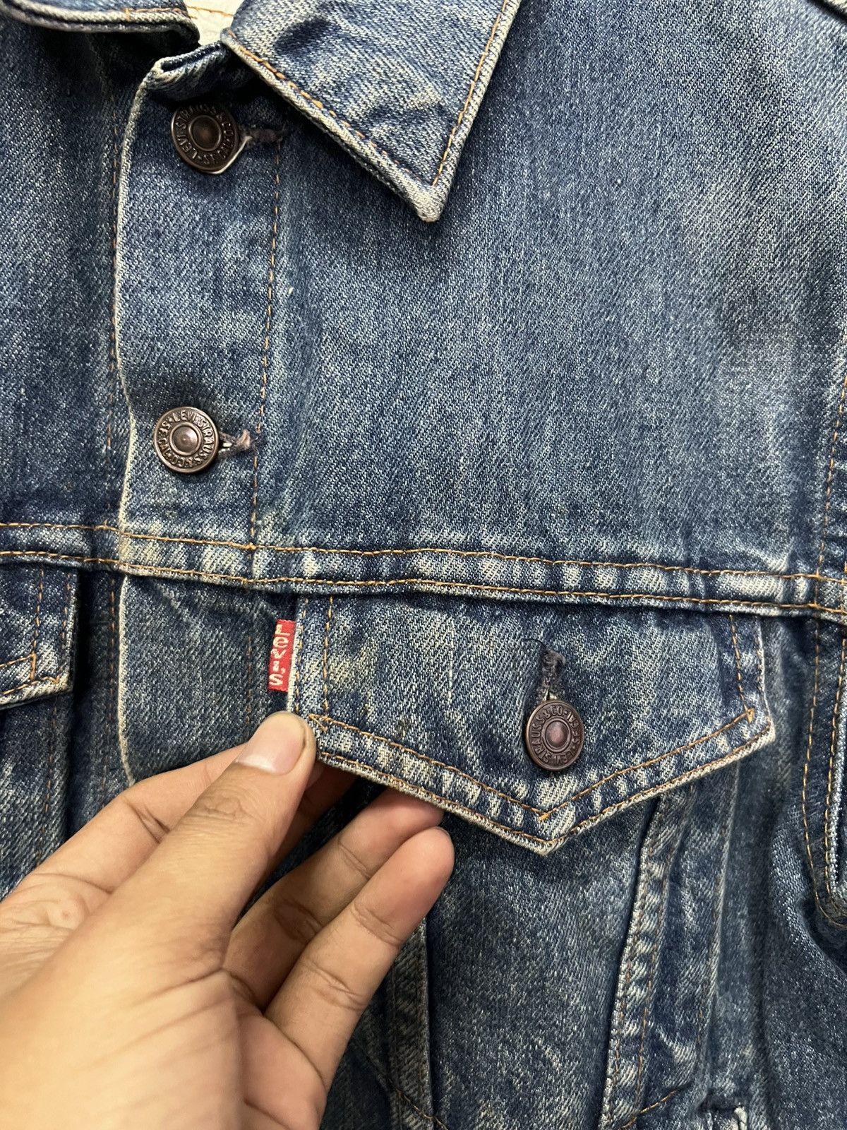 Levi's × Vintage Vintage Levis Denim Jacket Size US M / EU 48-50 / 2 - 3 Thumbnail