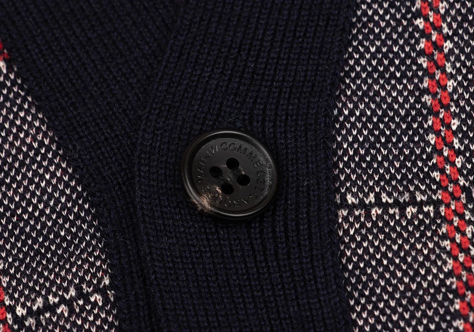Junya Watanabe Wool Blend Cardigan in Navy Red, Size M Size US M / EU 48-50 / 2 - 3 Thumbnail