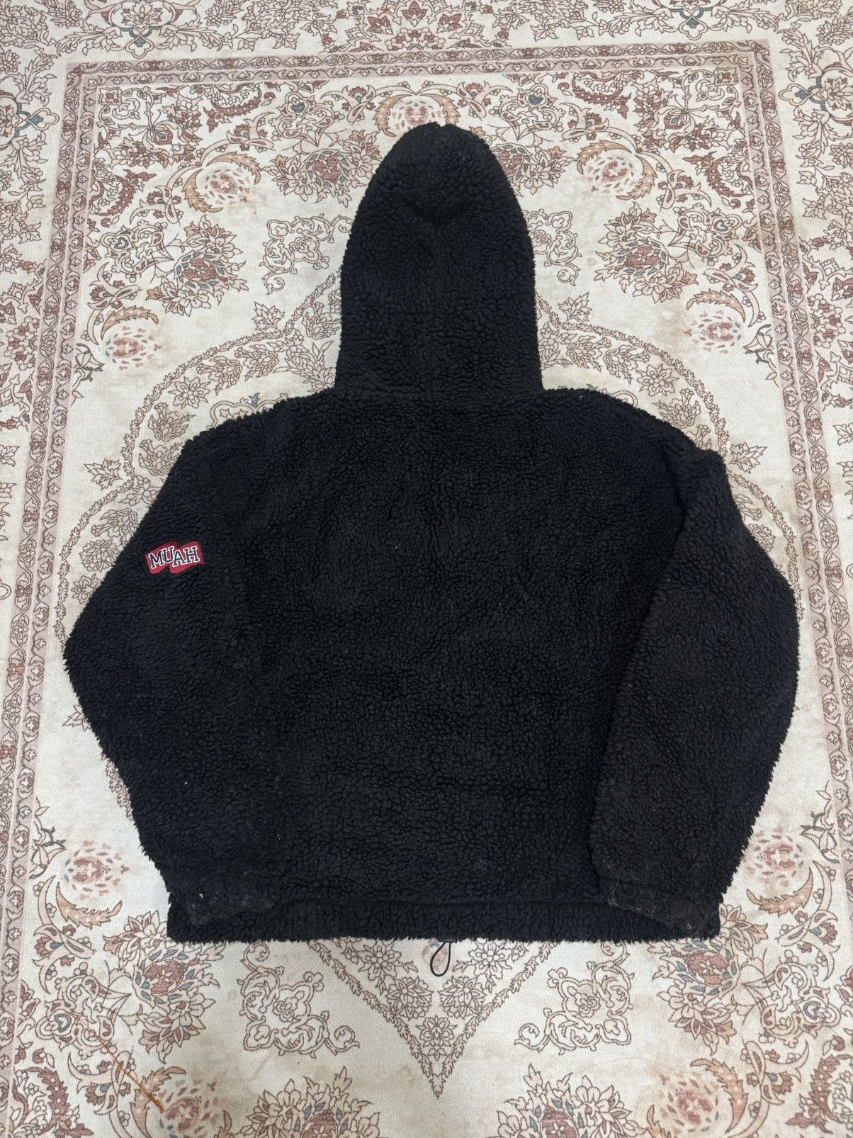 Japanese Brand × Vintage Vintage Muah muah Sherpa hoodie Size US L / EU 52-54 / 3 - 6 Thumbnail