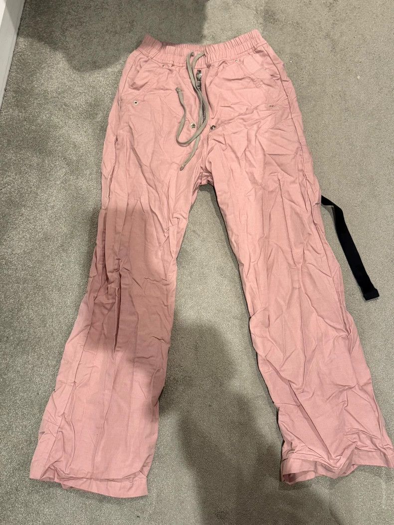 Rick Owens RICK OWENS size xs Pink geth Bela zip button pants Size US 28 / EU 44 - 1 Thumbnail