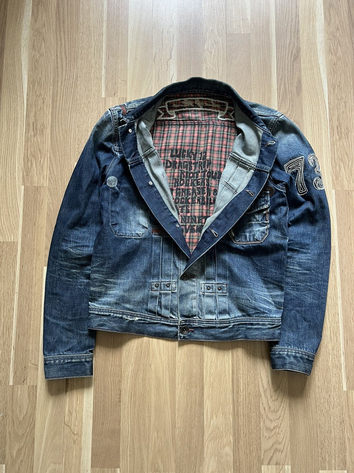 Pepe Jeans Vintage avant garde if six was nine style denim jacket 90s Size US M / EU 48-50 / 2 - 6 Thumbnail