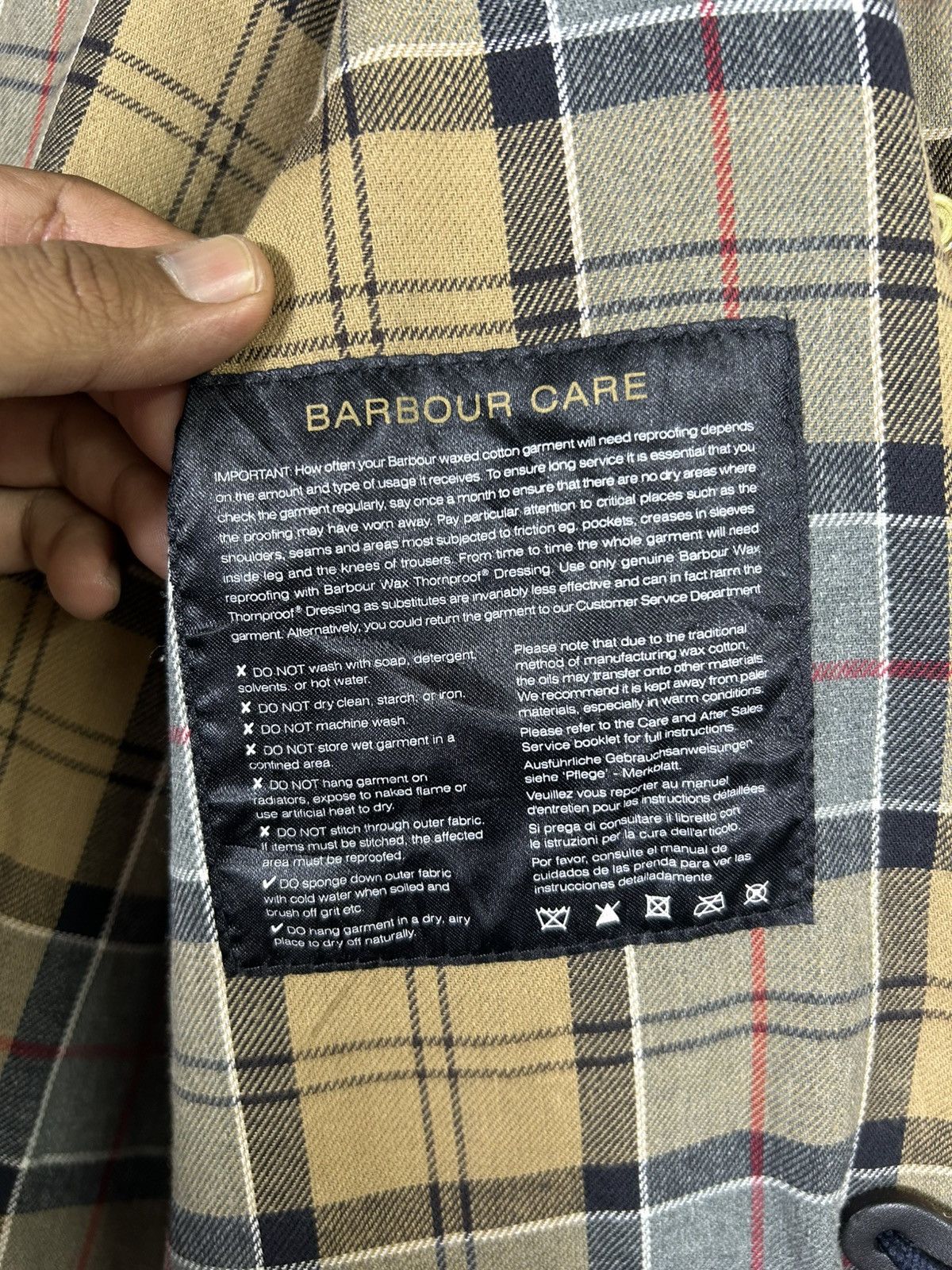 Barbour 🔥Barbour Hooded Zipper Faded Parka Jacket Size S / US 4 / IT 40 - 12 Thumbnail