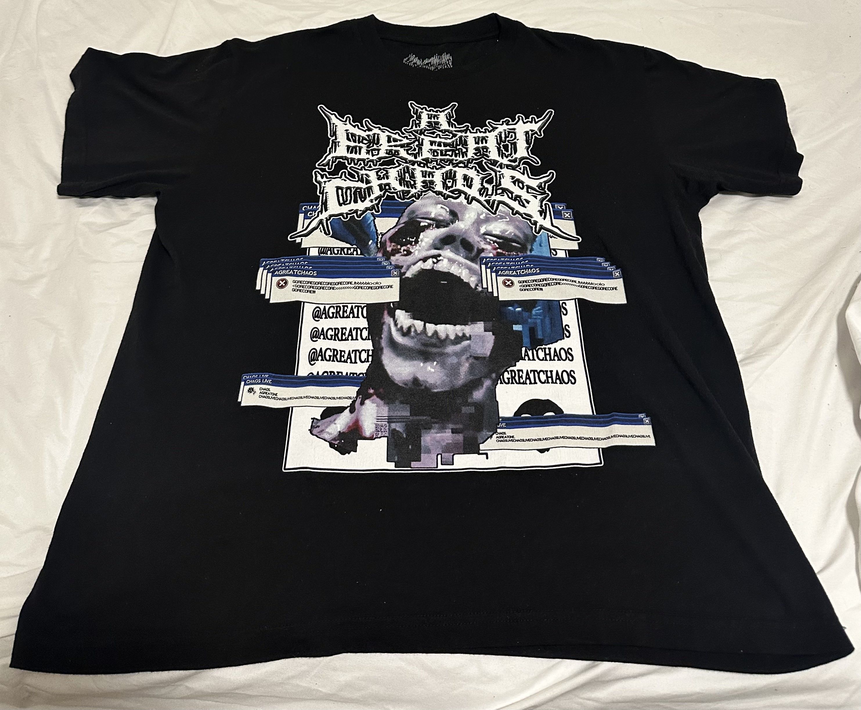Ken Carson Ken Carson A Great Chaos Tour T-Shirt, Blue Design Size US L / EU 52-54 / 3 - 1 Thumbnail