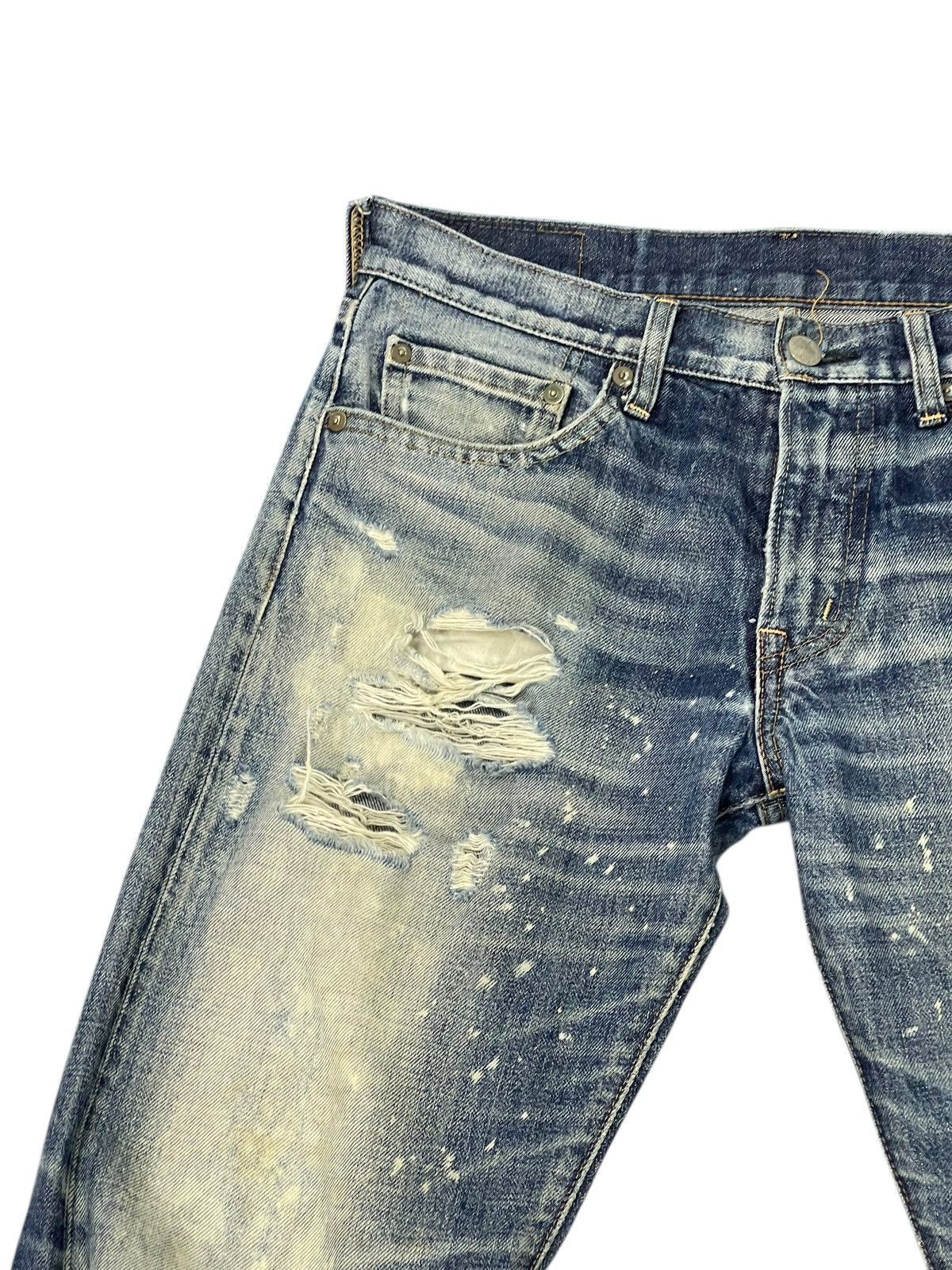 Le Grande Bleu (L.G.B.) Slim Jeans Rna Distress margiela amiri helmut erd cdg 4🟦1 Size US 30 / EU 46 - 6 Thumbnail