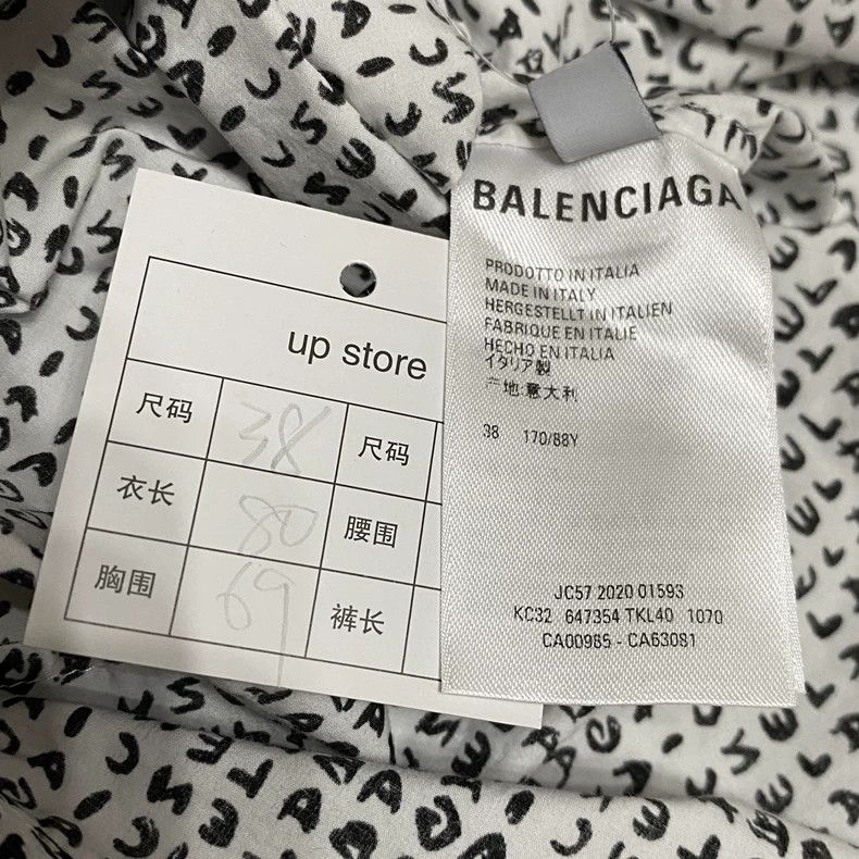 Balenciaga Balenciaga size 38 All-over Logo Shirt Size M / US 6-8 / IT 42-44 - 5 Thumbnail