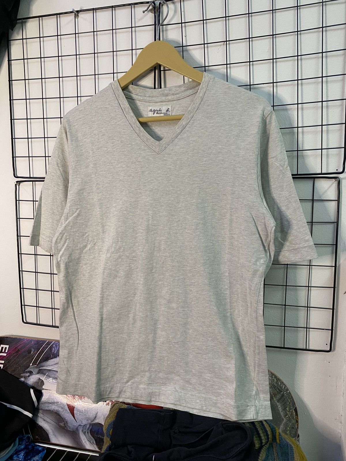agnes b. V-Neck Agnes b. Homme Paris Tshirt Size US S / EU 44-46 / 1 - 1 Thumbnail