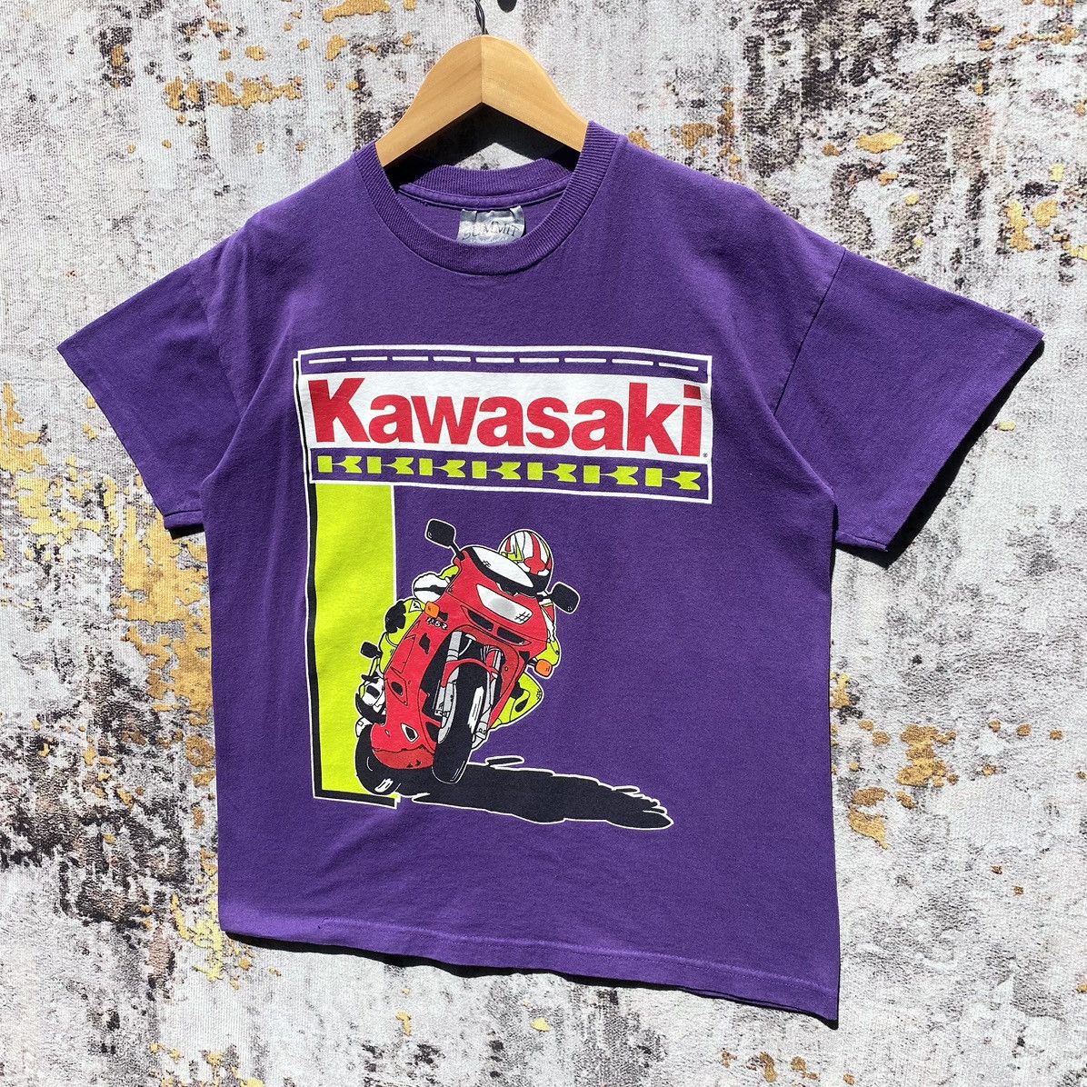 Vintage Vintage Kawasaki Ninja ZX-9R Motorcycle Tee Sport Bike Japan Size US S / EU 44-46 / 1 - 3 Thumbnail