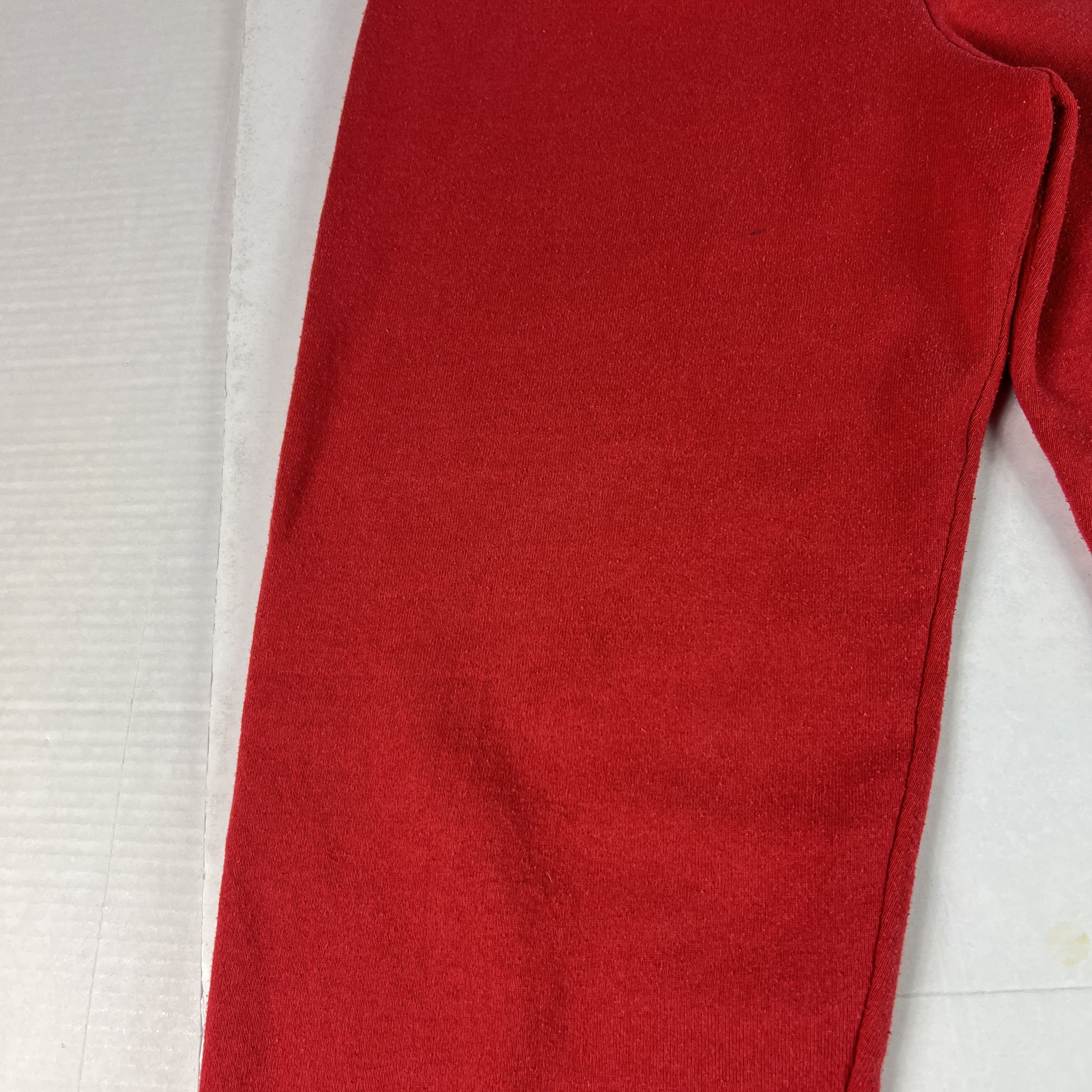 Fruit Of The Loom VTG 90s NBA Chicago Blulls Sweatpants Red Faded Logo Joggers Size US 31 - 6 Thumbnail