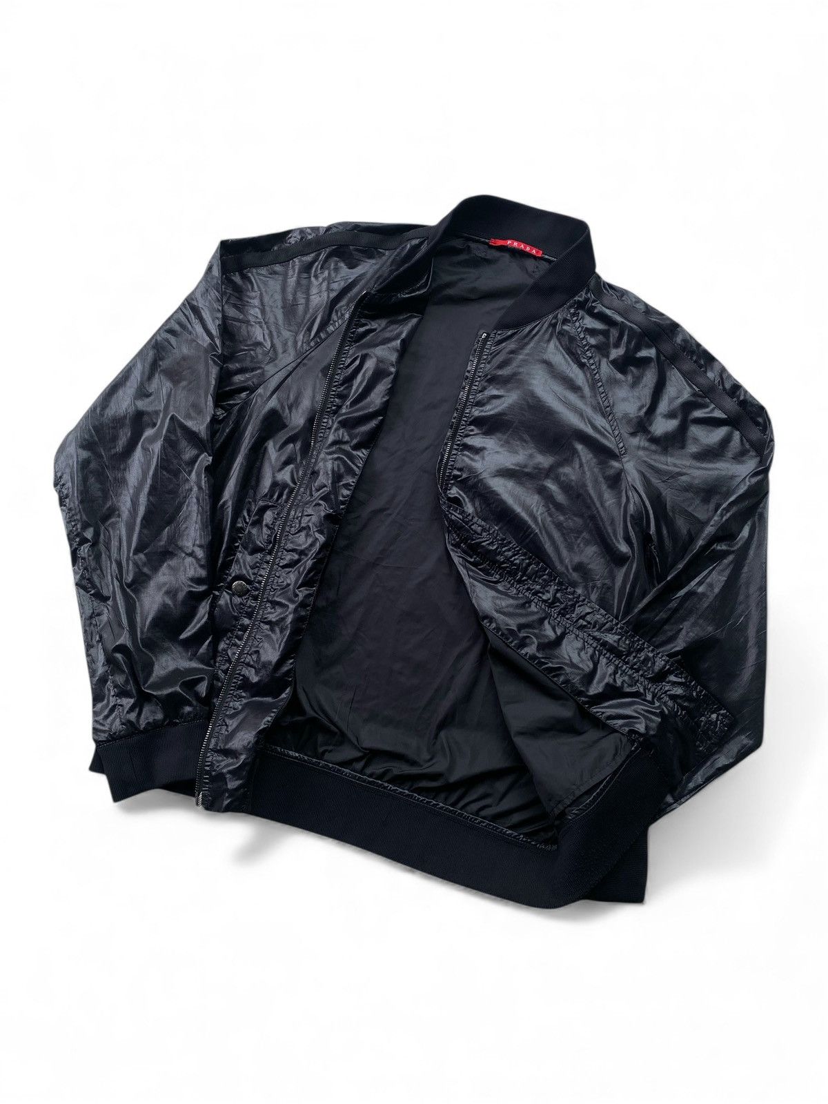 Prada Prada 2006 biker nylon bomber jacket Size US M / EU 48-50 / 2 - 3 Thumbnail