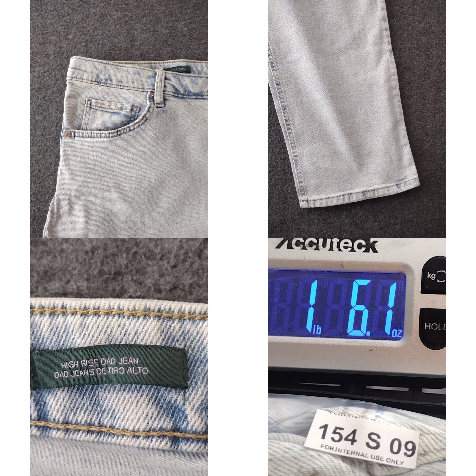 Vintage Wild Fable Jeans Women's 18 Light Wash High Rise Mom 90s Distressed Denim Blue 5-Pocket Jeans Womens SIZE 18 28in Inseam Size 40" / US 18 - 8 Thumbnail