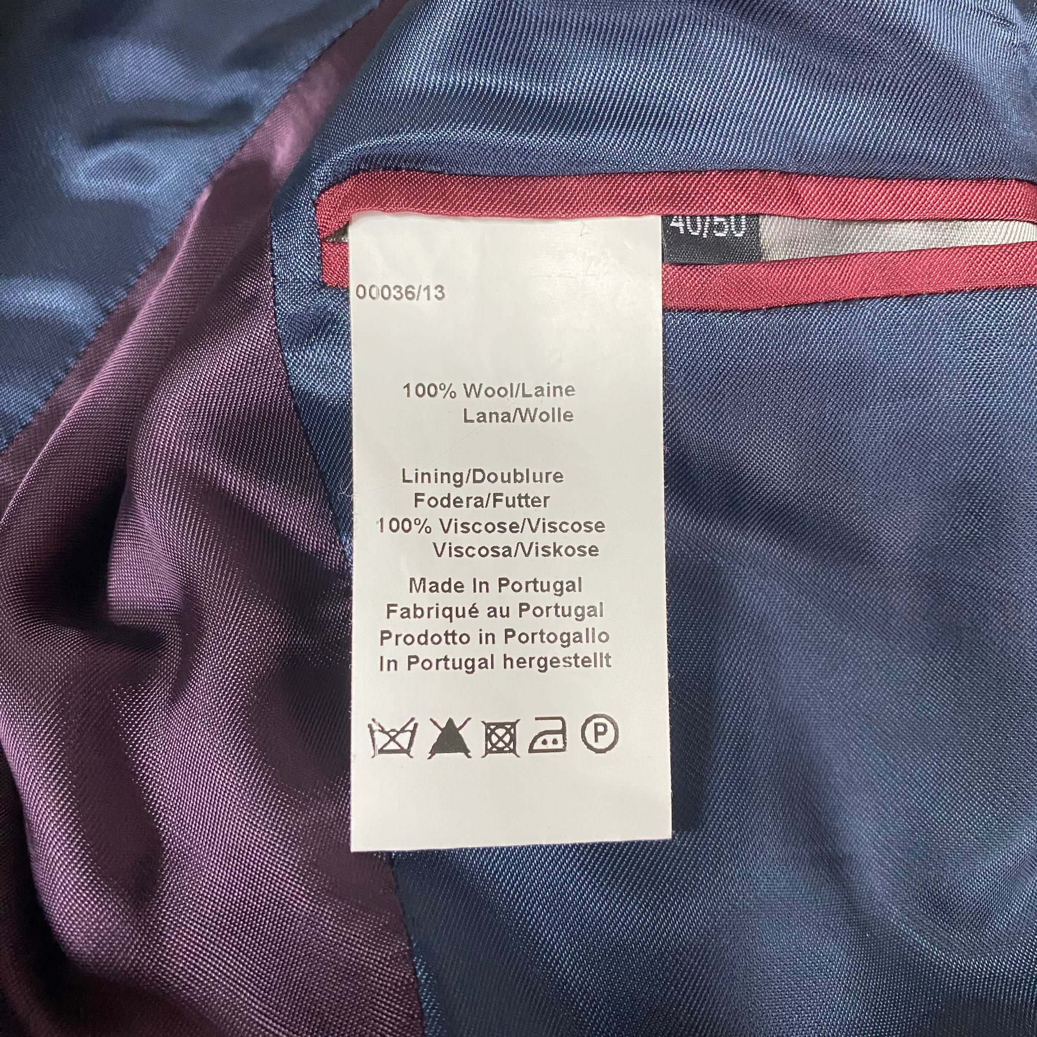 Paul Smith Black Single Button Wool Blazer Size 50R - 5 Thumbnail