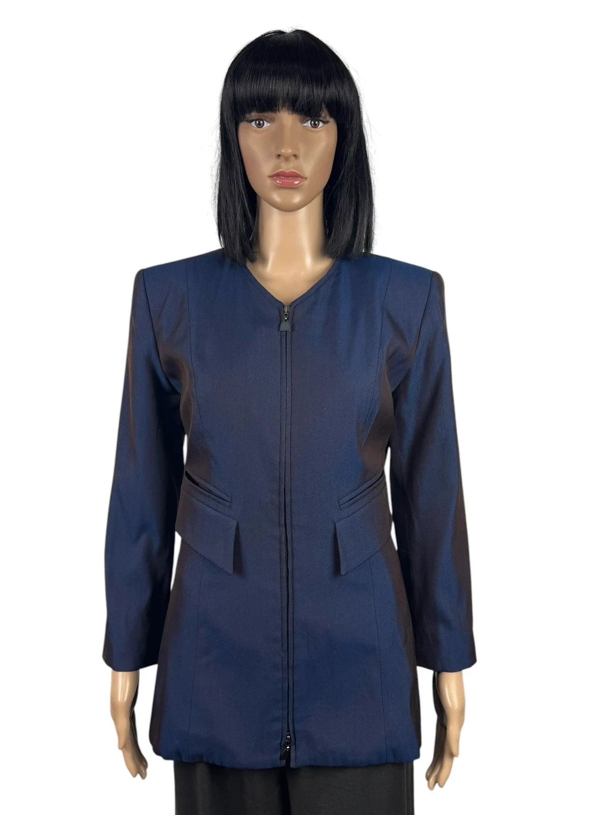 Claude Montana Claude Montana Wool Shimmer Jacket Vintage size 38 Size S / US 4 / IT 40 - 1 Thumbnail