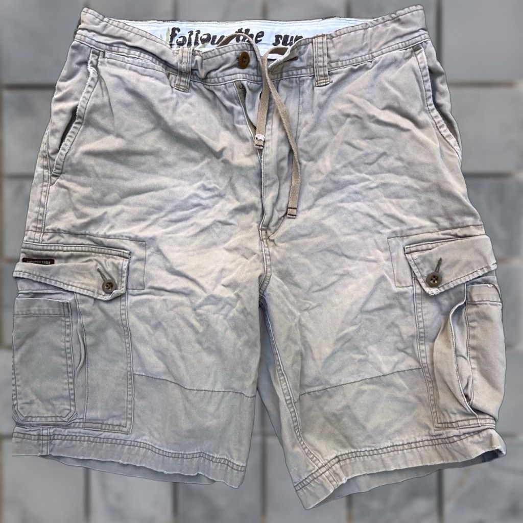 American Eagle Outfitters VINTAGE American Eagle Outfitters Cargo Shorts Beige 32 Men’s Casual 90s Y2K Boho Bohemian Outdoor Size US 32 / EU 48 - 1 Thumbnail