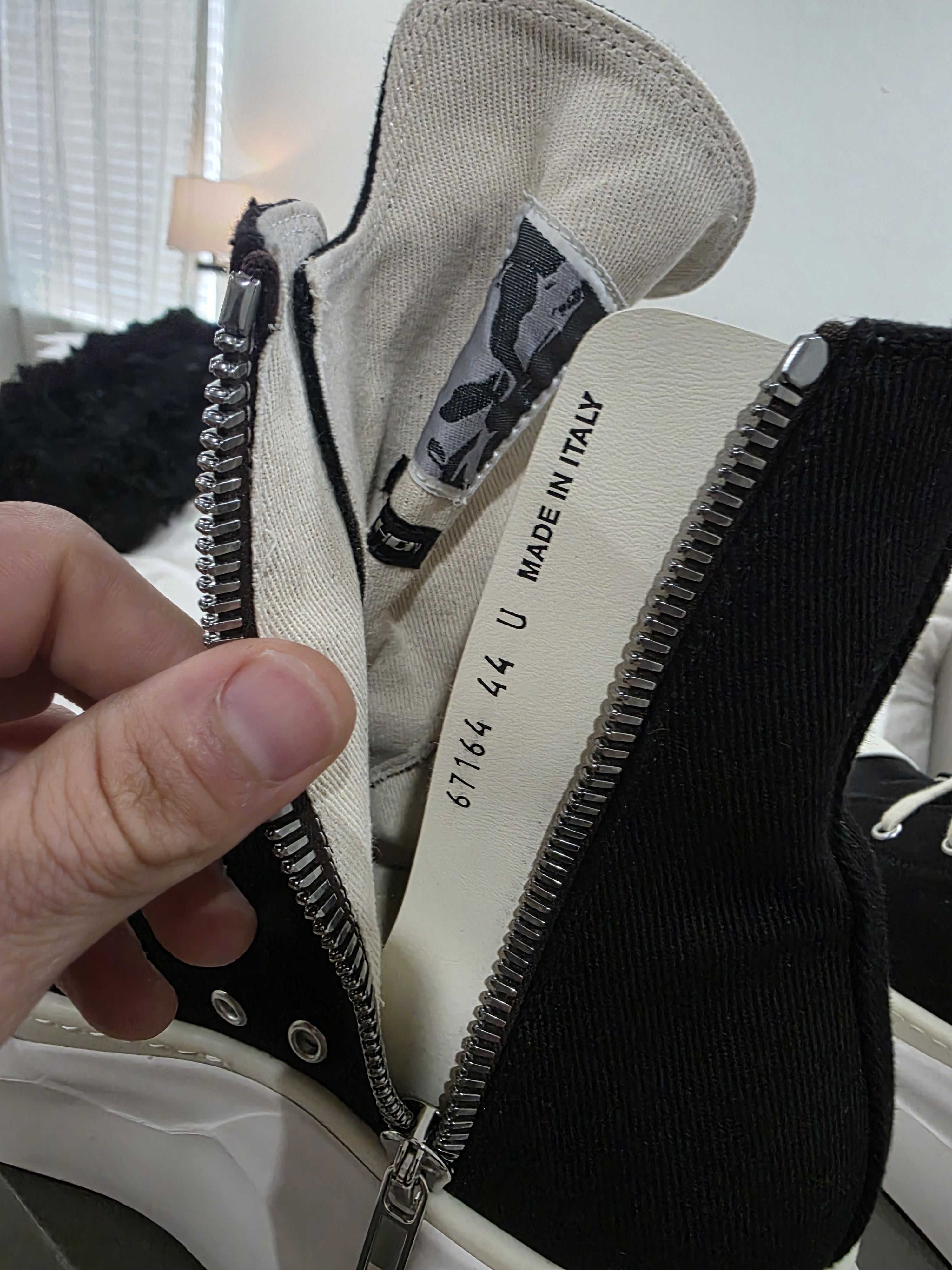 Rick Owens Rick Owens DRKSHDW Abstract Penta High Top Sneakers Size US 11 / EU 44 - 8 Thumbnail