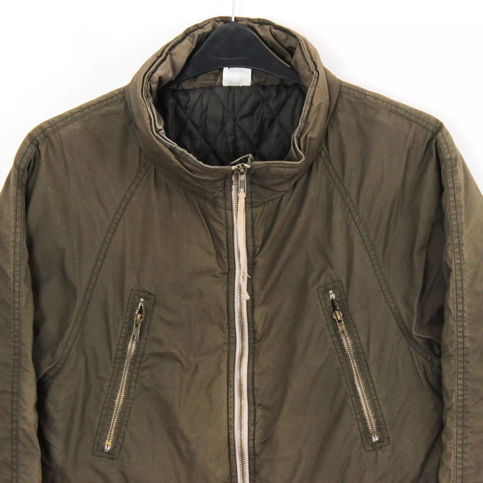 Other MONKI Stina Jacket Womens XS Padded Over Coat Khaki Puffer Size XS / US 0-2 / IT 36-38 - 6 Thumbnail