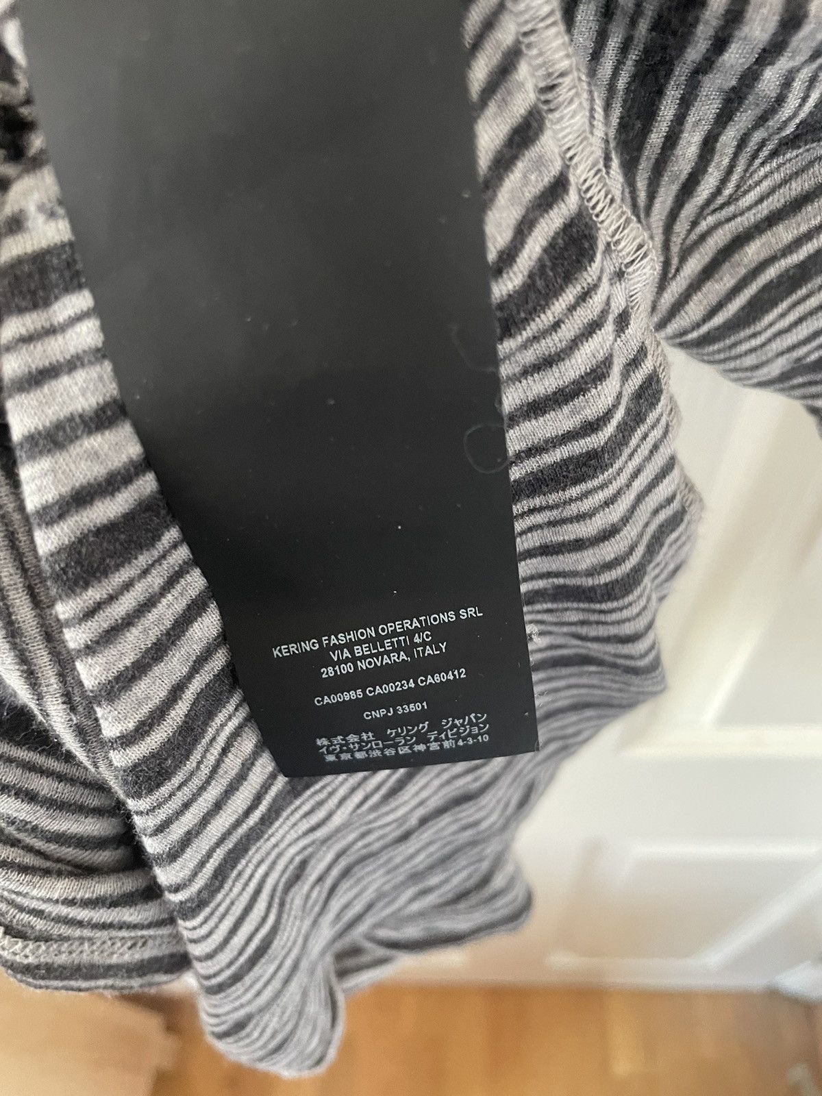 Saint Laurent Paris Striped Saint Laurent T-shirt Size US M / EU 48-50 / 2 - 4 Thumbnail