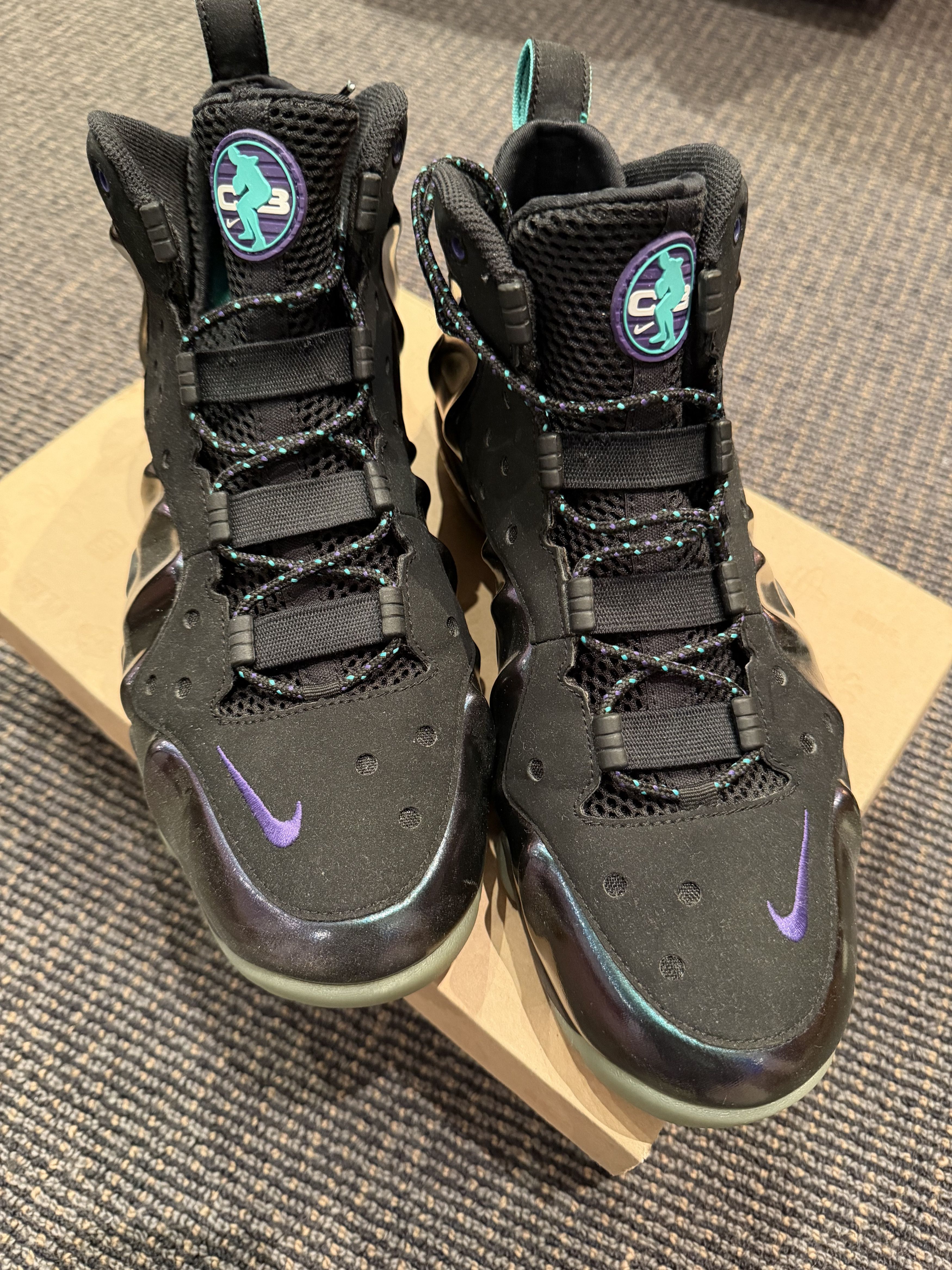 Nike Barkley Posite Max Eggplant Size US 10 / EU 43 - 2 Thumbnail