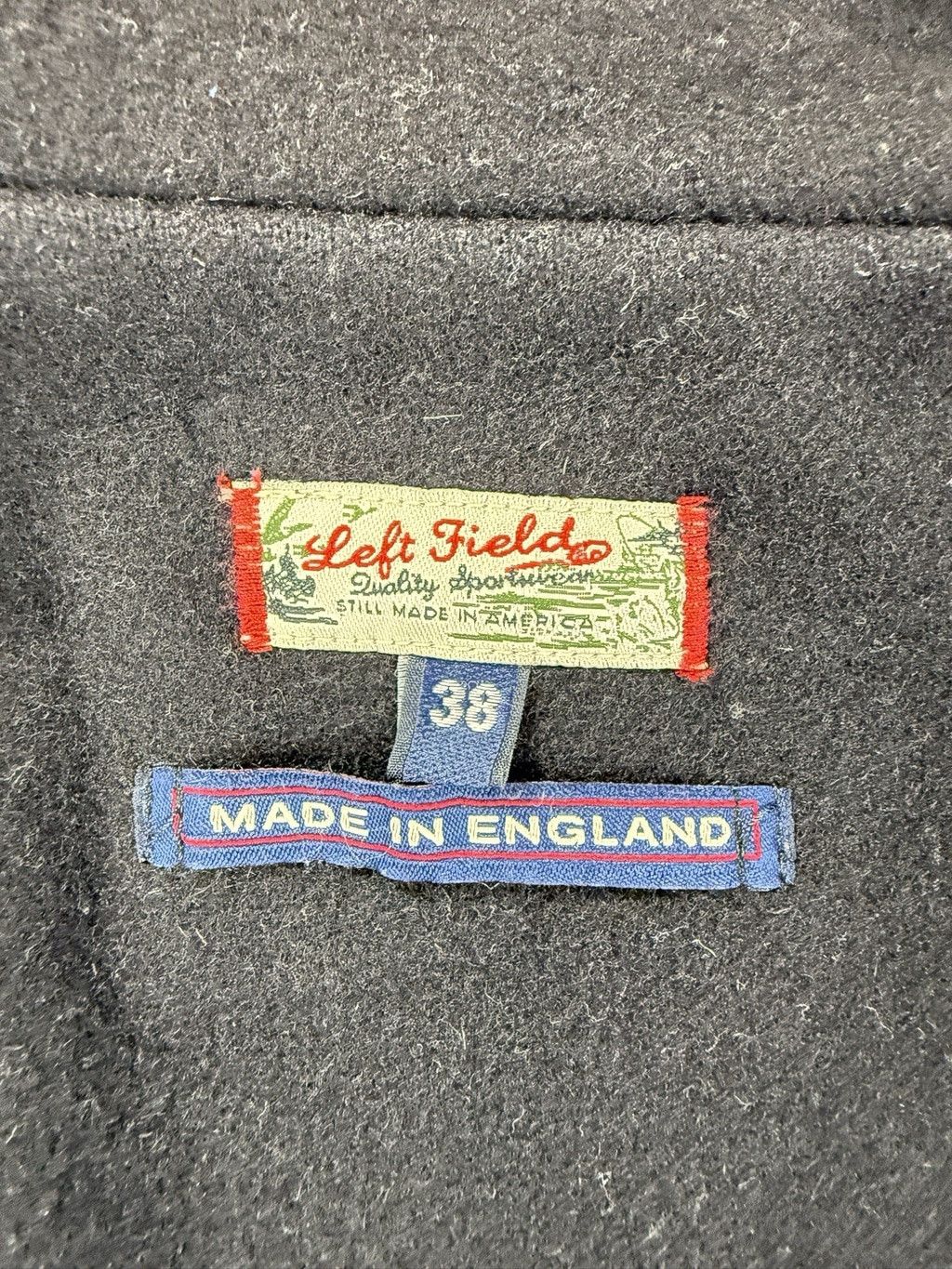 Left Field Nyc Left Field NYC Men's Size 38 Black Wool Duffle Coat Size US M / EU 48-50 / 2 - 9 Thumbnail