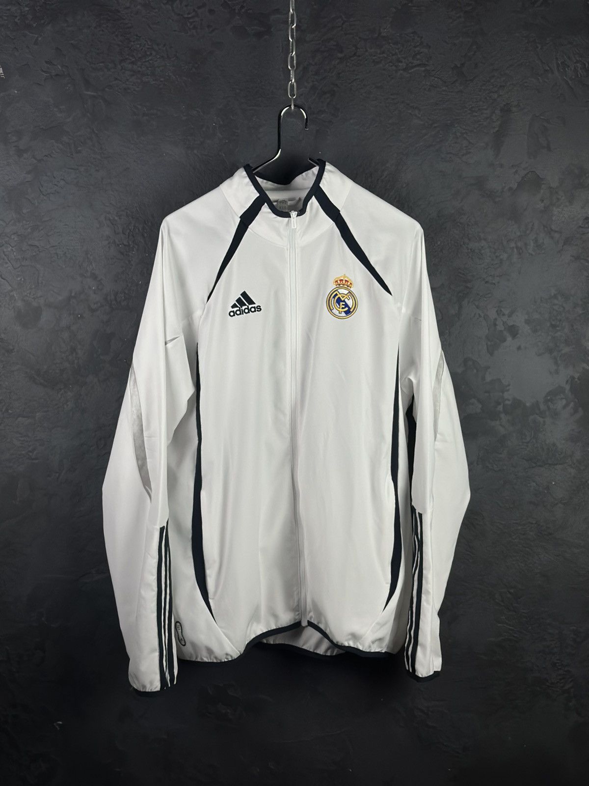 Vintage Vintage Adidas Real Madrid Track Jacket Size US L / EU 52-54 / 3 - 1 Thumbnail