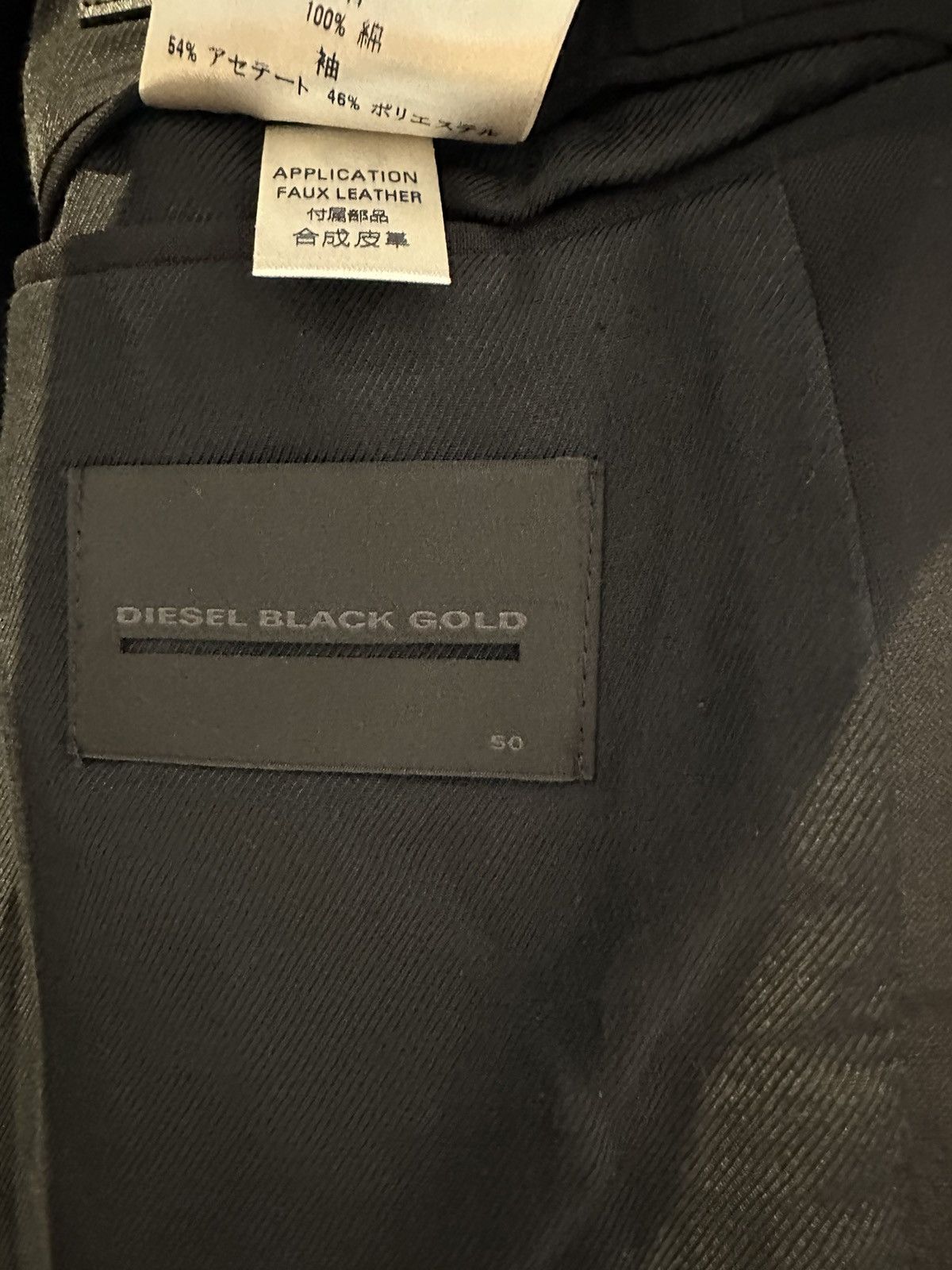 Diesel Black Gold Diesel Black Gold 2014 blazer with metal badges Size 50R - 14 Thumbnail