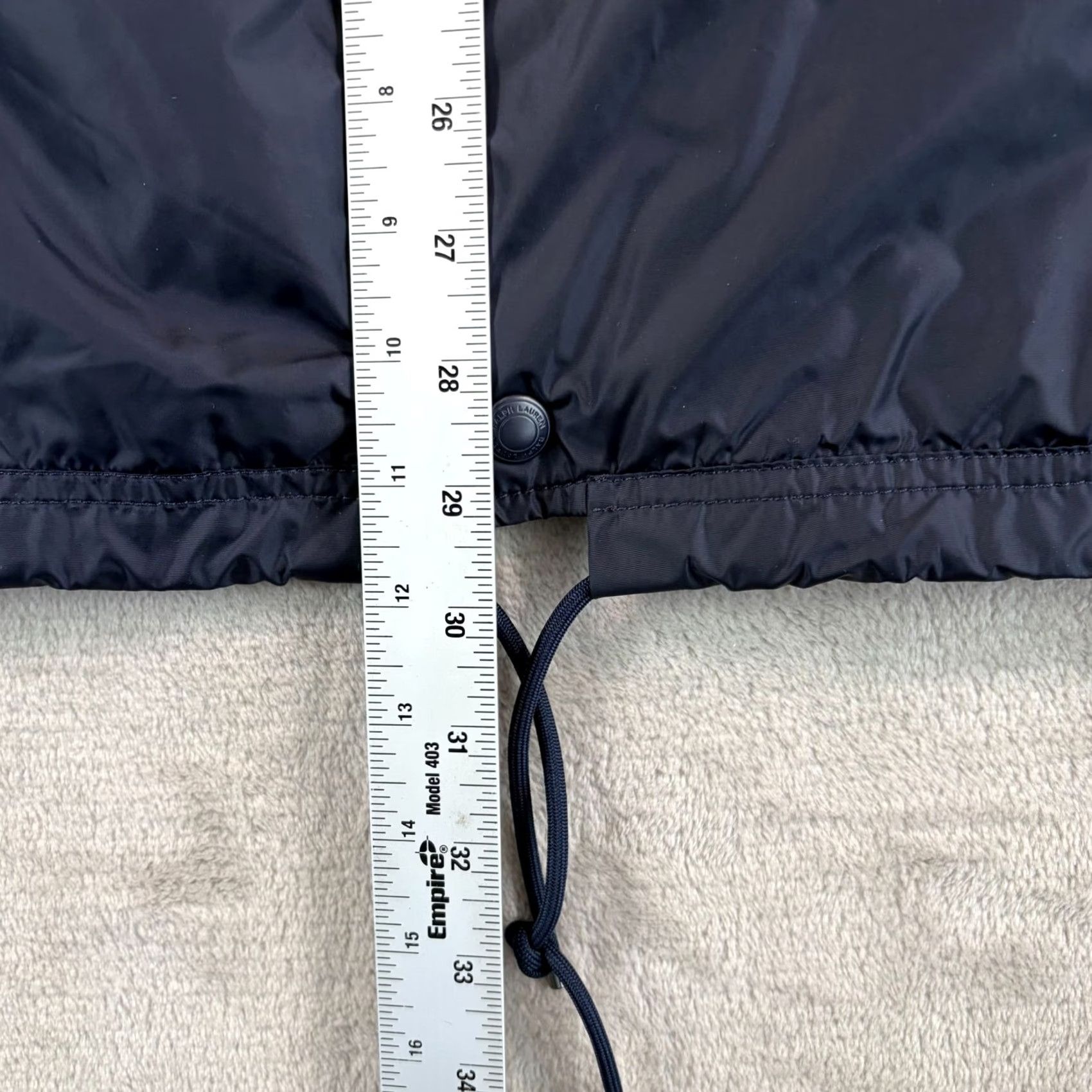 Polo Ralph Lauren Polo Ralph Lauren Coaches Jacket Men L Navy Snap Windbreaker Logo All Seasons Pockets Size US L / EU 52-54 / 3 - 7 Thumbnail