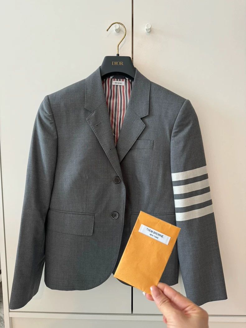 Thom Browne Thom Browne Women's Classic Blazer with Stripes-dmc Size US M / EU 48-50 / 2 - 1 Thumbnail