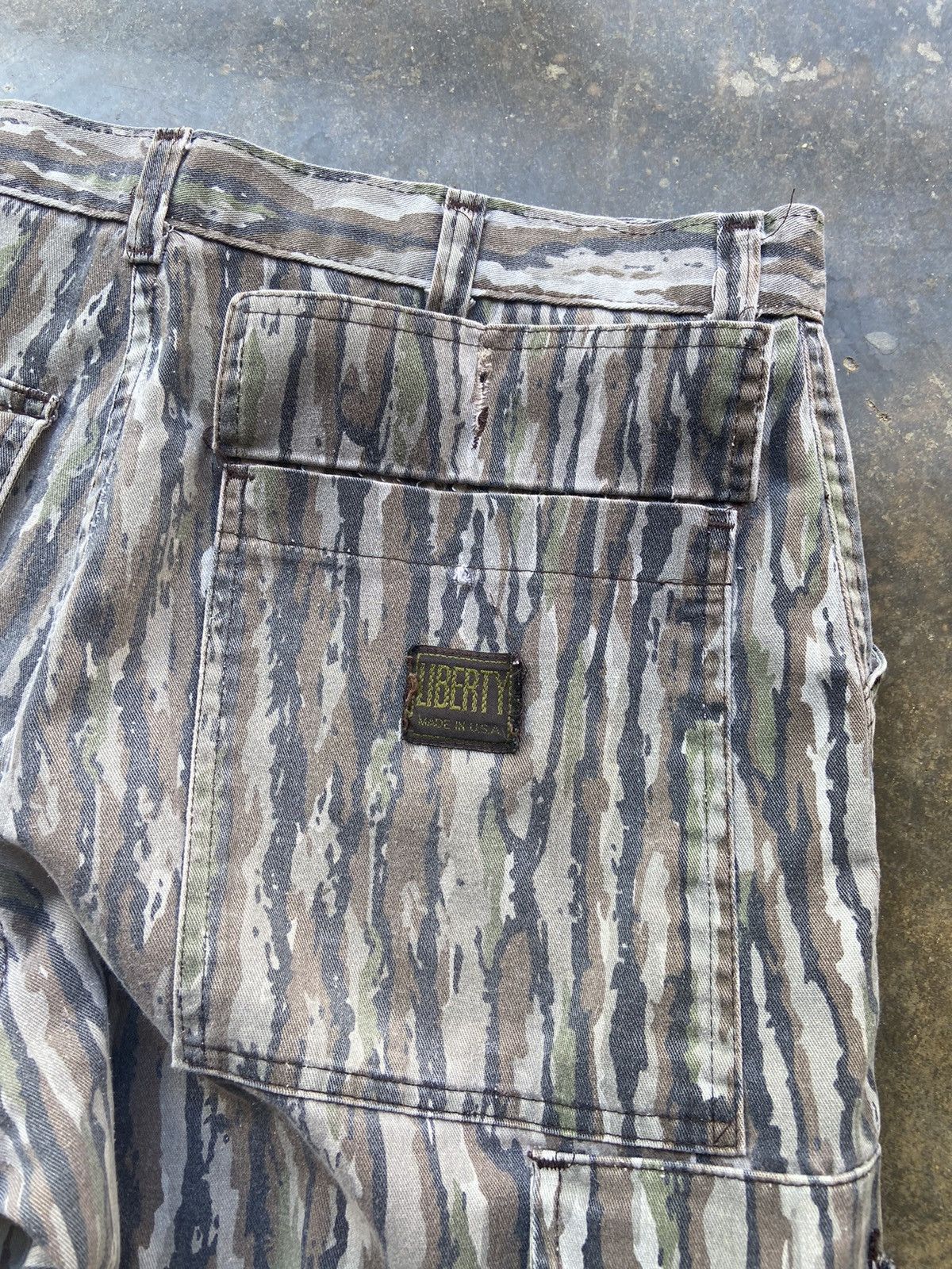 Vintage Vintage Baggy 80’s Carhartt Style Camo Pants 34x30 Size US 34 / EU 50 - 2 Thumbnail