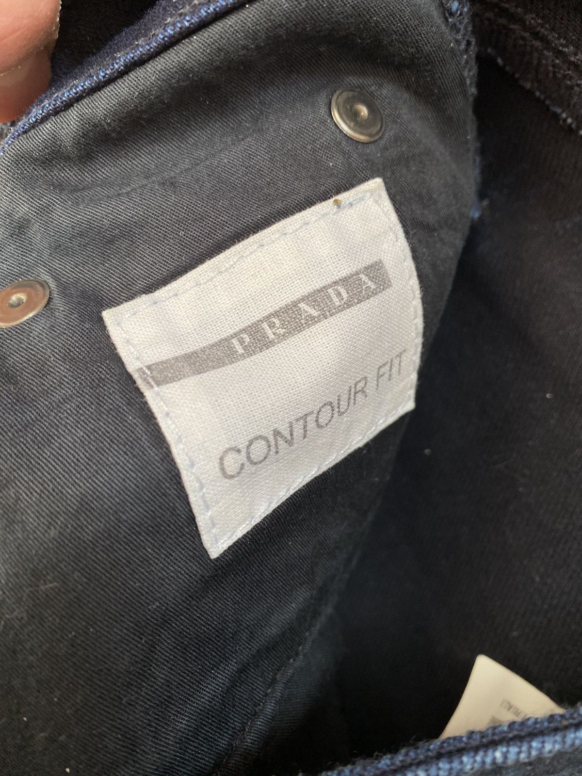 Prada PRADA Contour Fit Dark Blue Stretch Jeans Size 27 Size 27" / US 4 / IT 40 - 12 Thumbnail