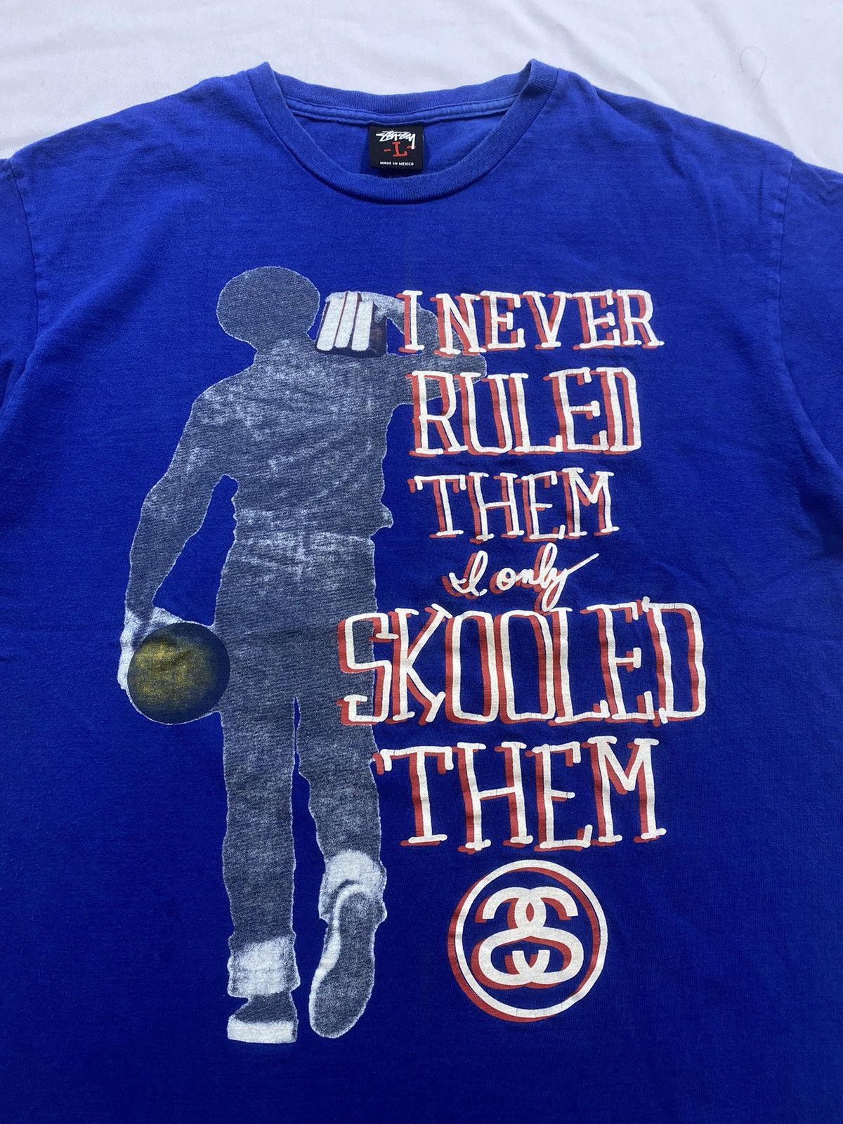 Stussy Vintage 2000s Skooled Them Tee Size US M / EU 48-50 / 2 - 3 Thumbnail