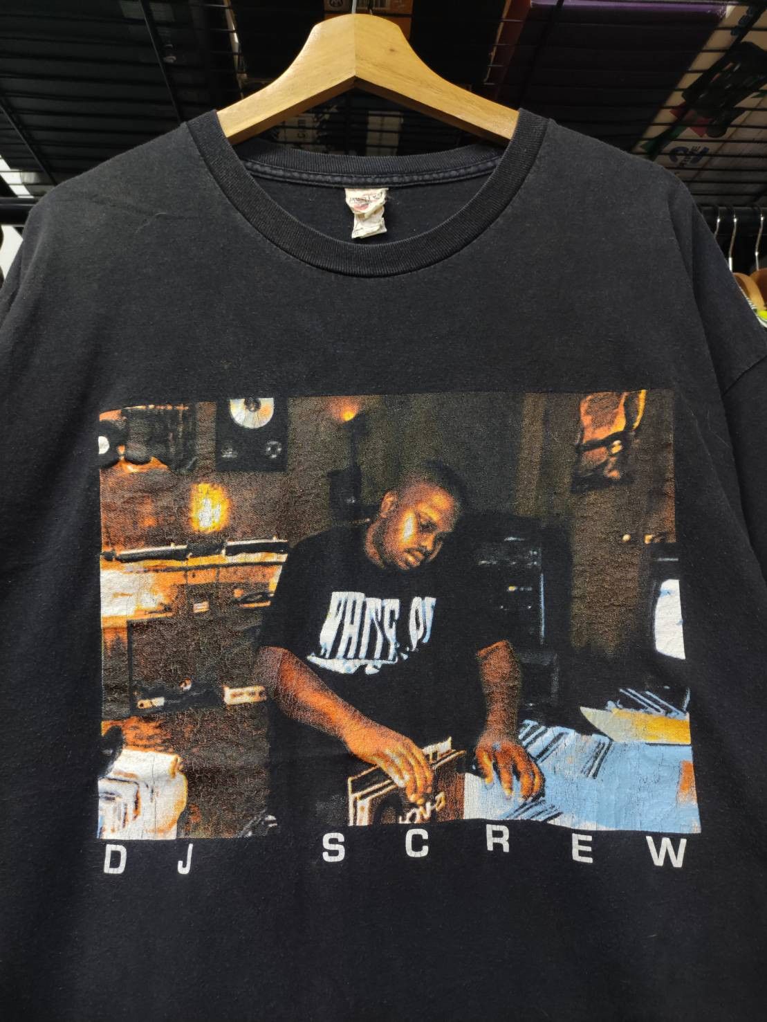 Rap Tees Rare! Vtg DJ Screw Texas Hip Hop Dedicated by Travis Scott Size US XXL / EU 58 / 5 - 1 Thumbnail