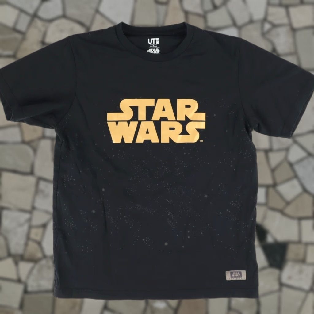 Uniqlo VINTAGE Uniqlo x Star Wars The Last Jedi Solid T-Shirt Black Men's M Size US M / EU 48-50 / 2 - 1 Thumbnail
