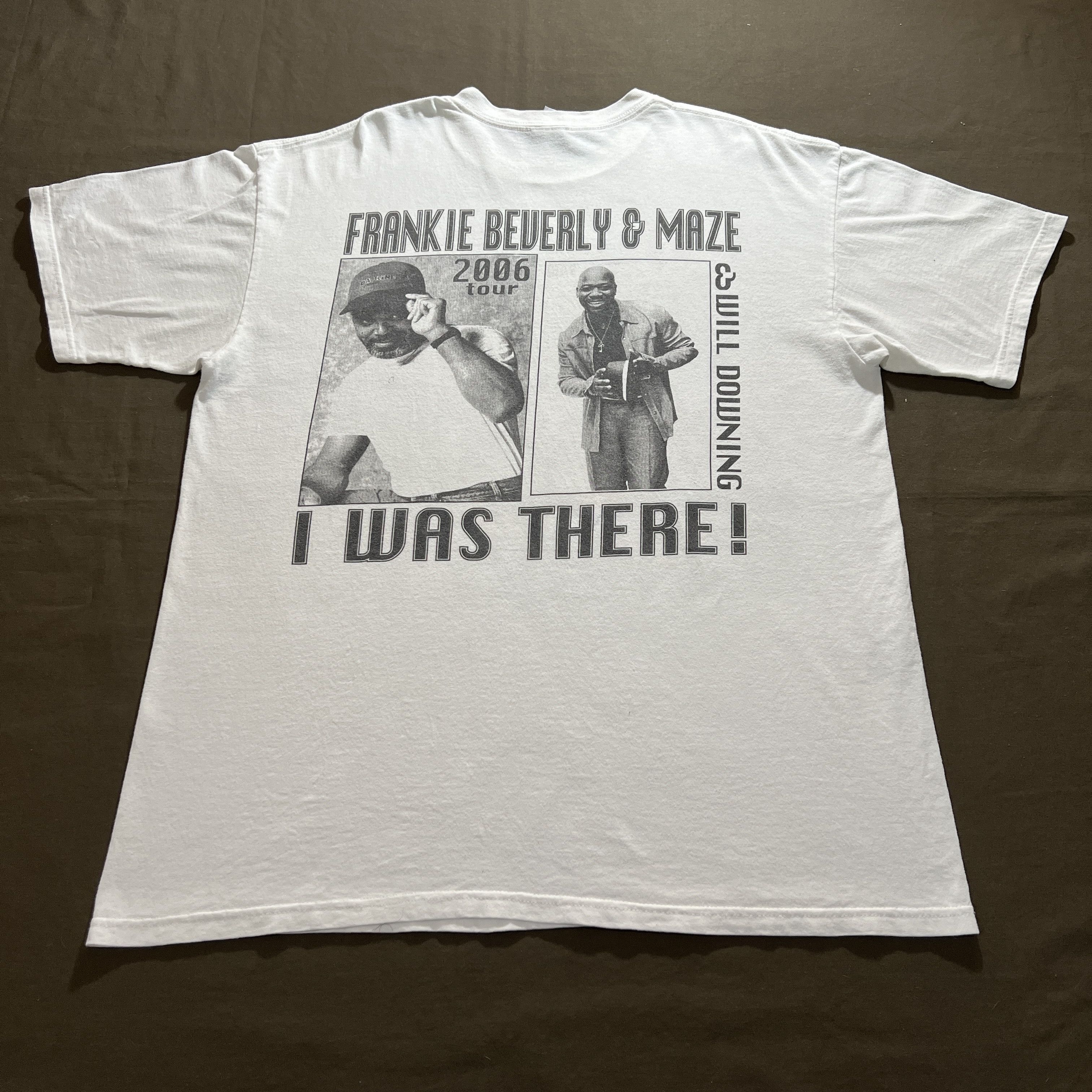 Band Tees × Rap Tees × Vintage Vintage Y2K Frankie Beverly Maze Will Downing Promo Tee XL Size US XL / EU 56 / 4 - 2 Thumbnail
