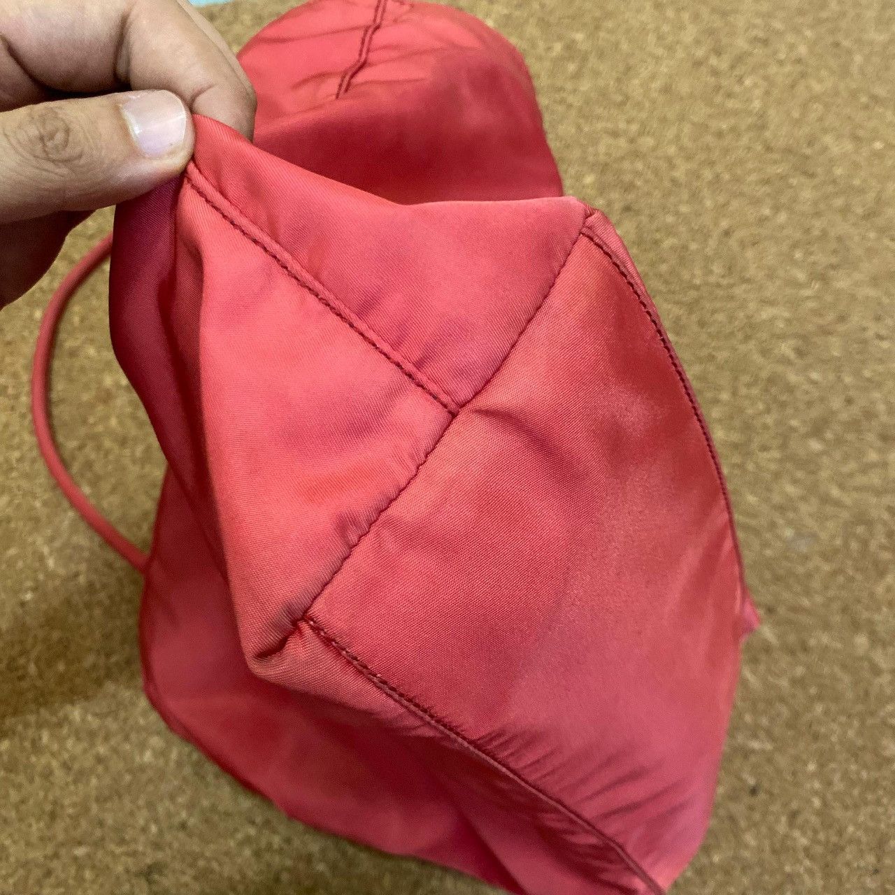 Prada Prada Vintage Tote – Iconic Red Nylon – Everyday Luxury Size ONE SIZE - 11 Thumbnail