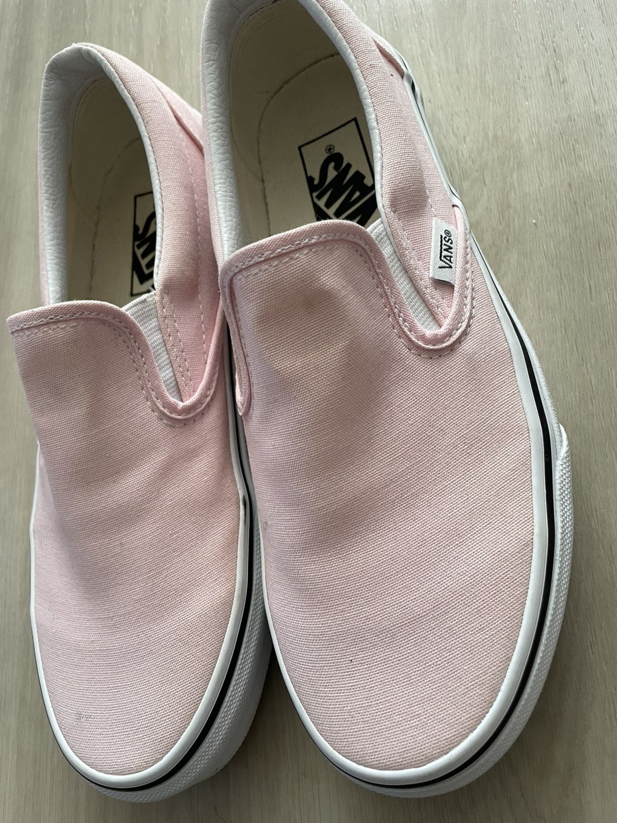 Vans VANS Classic Slip On Shoes Mens Size 6.5 Skateboard Pink Size US 8 / IT 38 - 3 Thumbnail