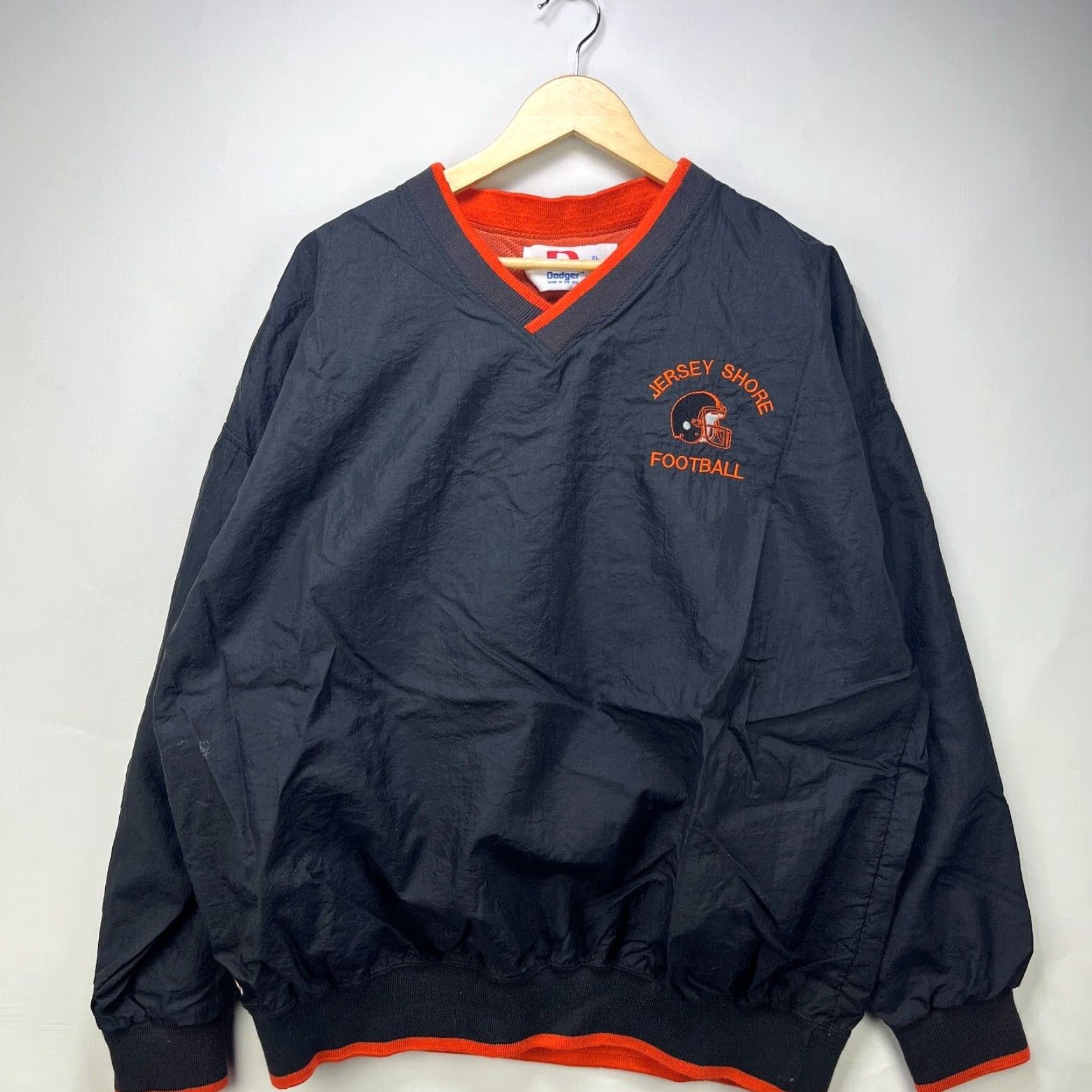 Vintage Vintage 90s Jersey Shore Dodger Windbreaker Jacket XL Black User: Vintage 90s Jersey Shore Dodger Windbreaker Jacket XL Black Size US XL / EU 56 / 4 - 2 Thumbnail