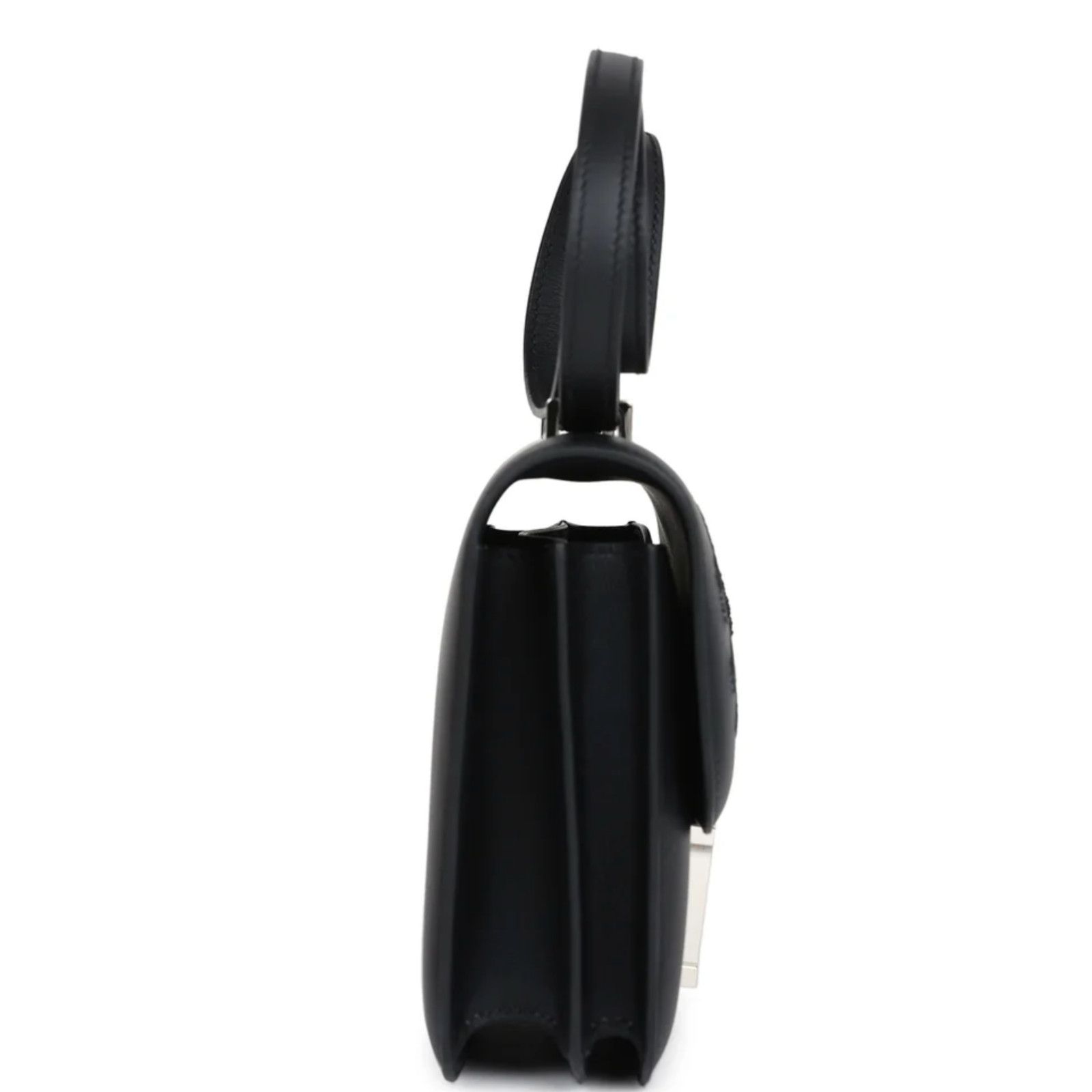 Hermes Hermes Constance Black Embroidered Palladium Hardware Bag Size ONE SIZE - 5 Thumbnail